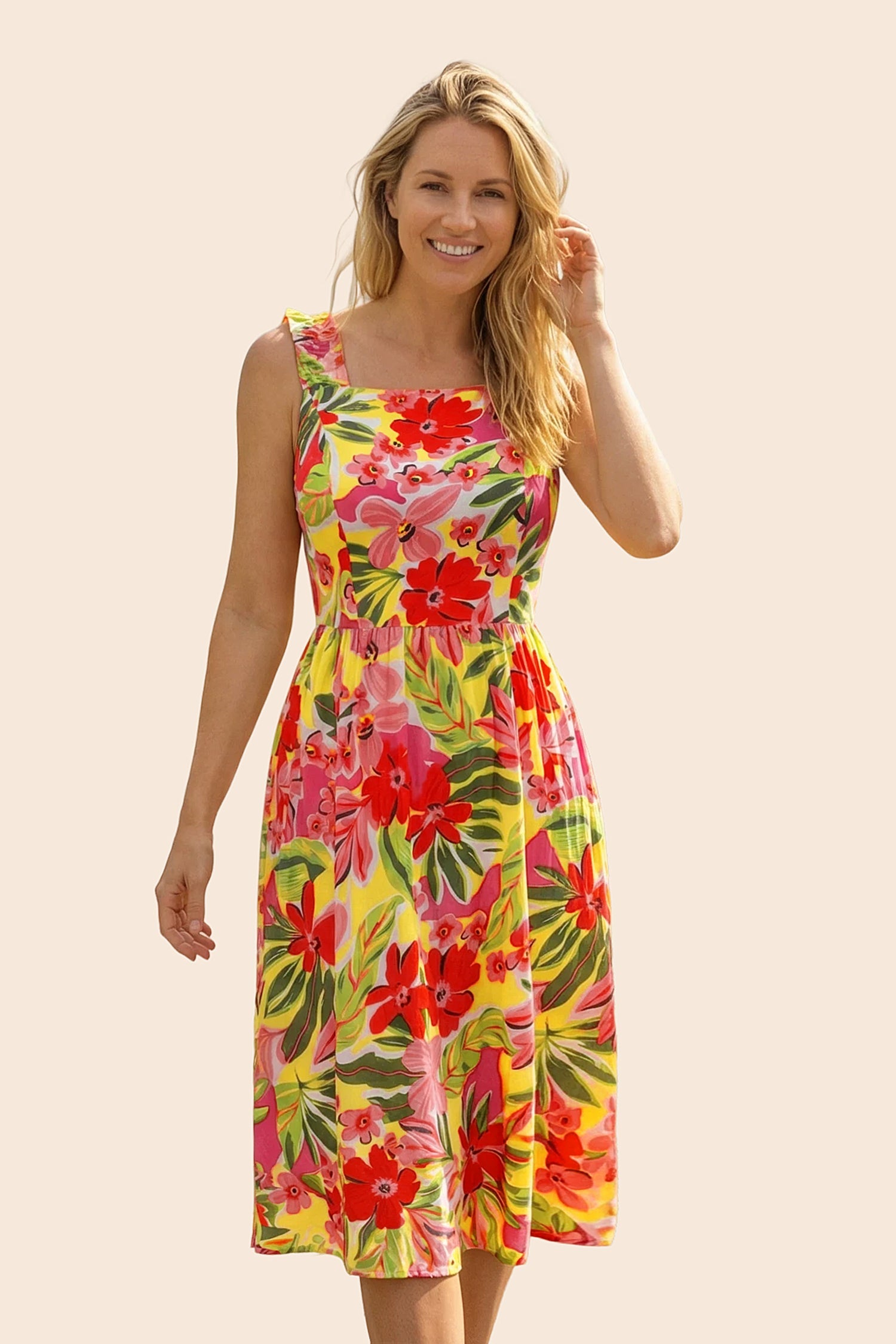 Vacation & Resort Wear Above Knee Dress
