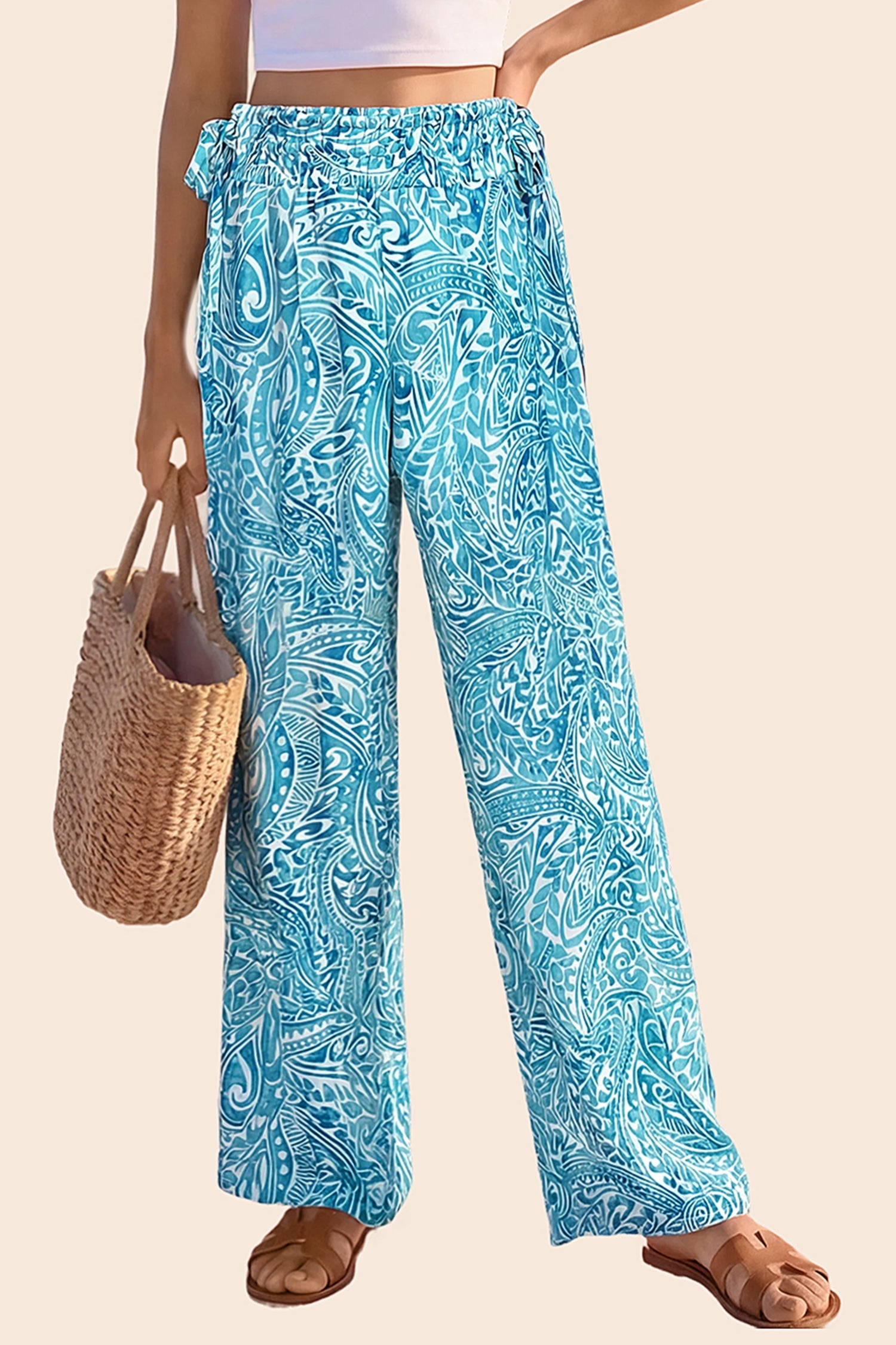 Tropical & Hawaiian Maxi Pants