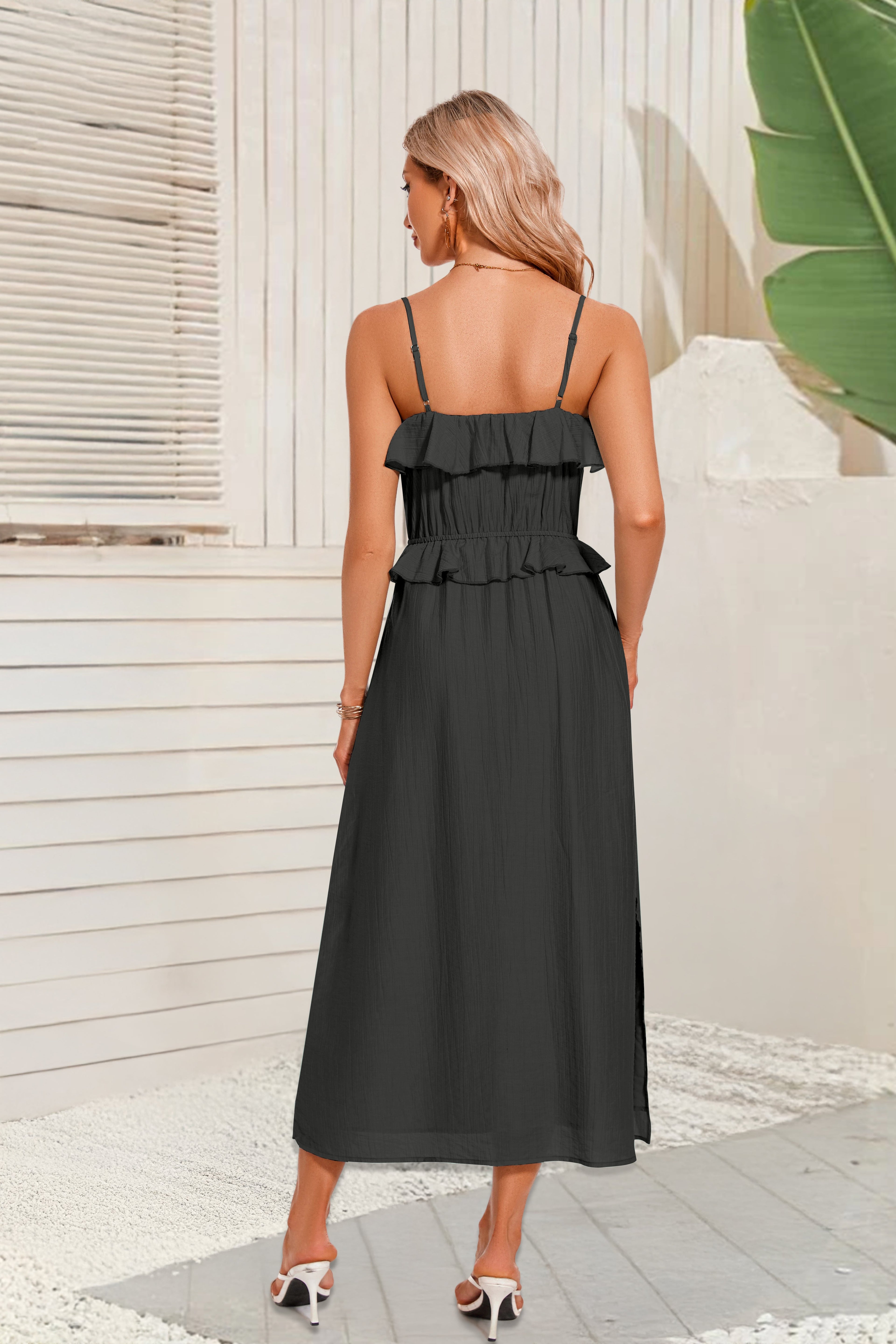 Solid Maxi Dress