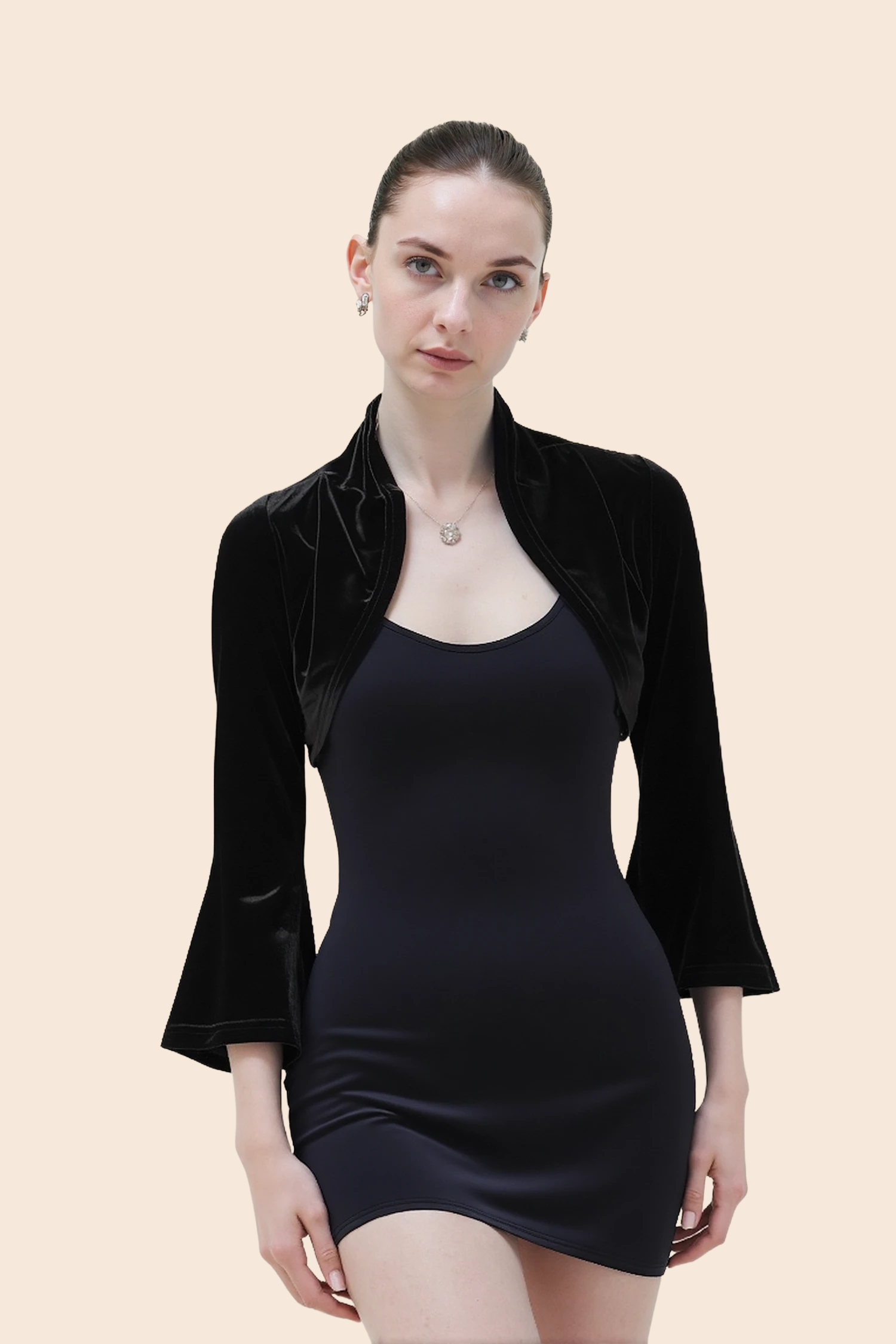 Elegant 3/4sleeve Shrug
