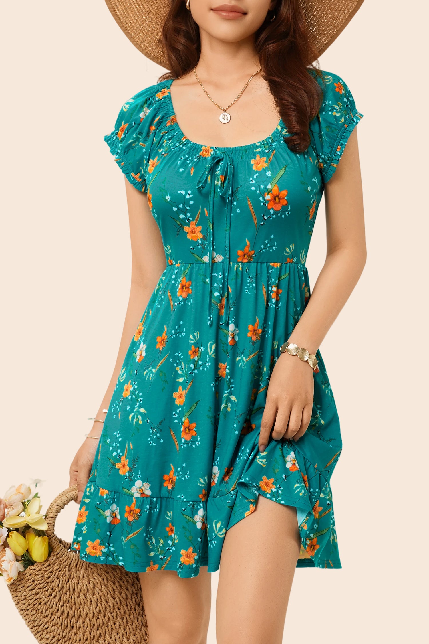 Elegant Above Knee Dress