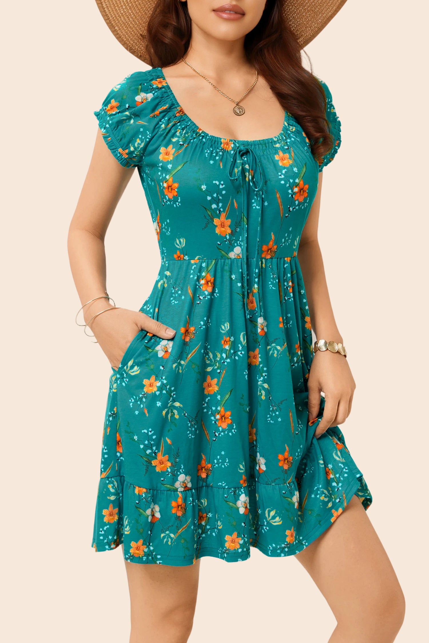 Elegant Above Knee Dress