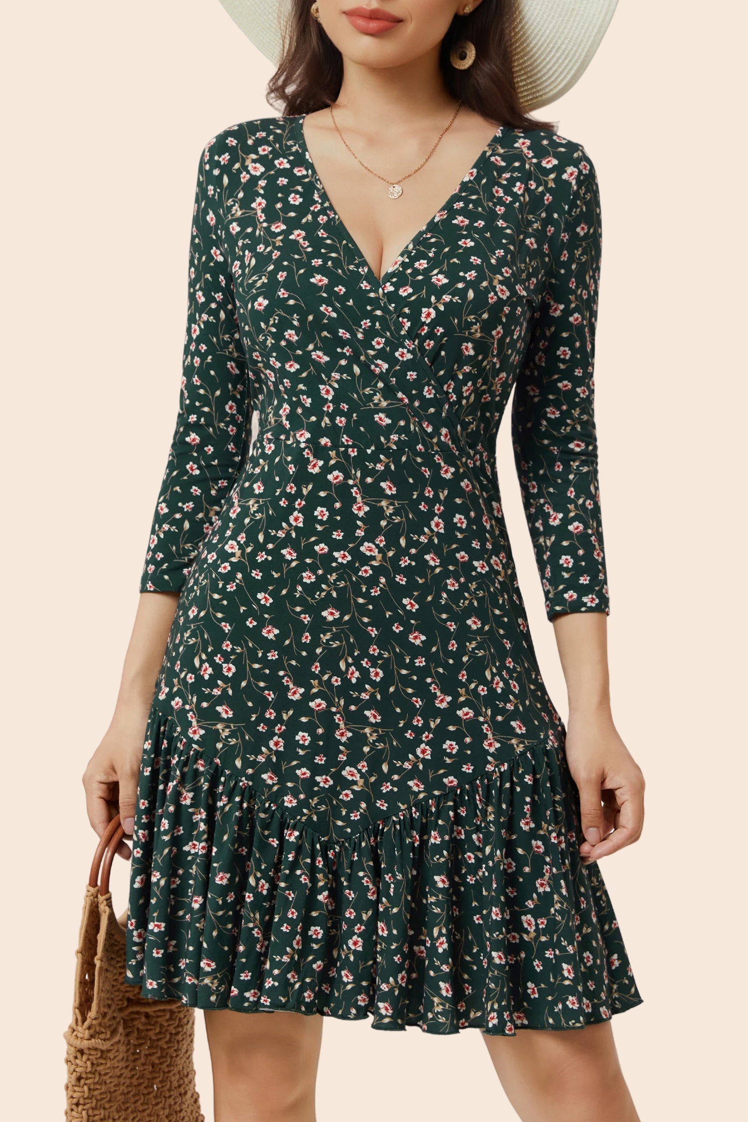 Elegant Above Knee Dress