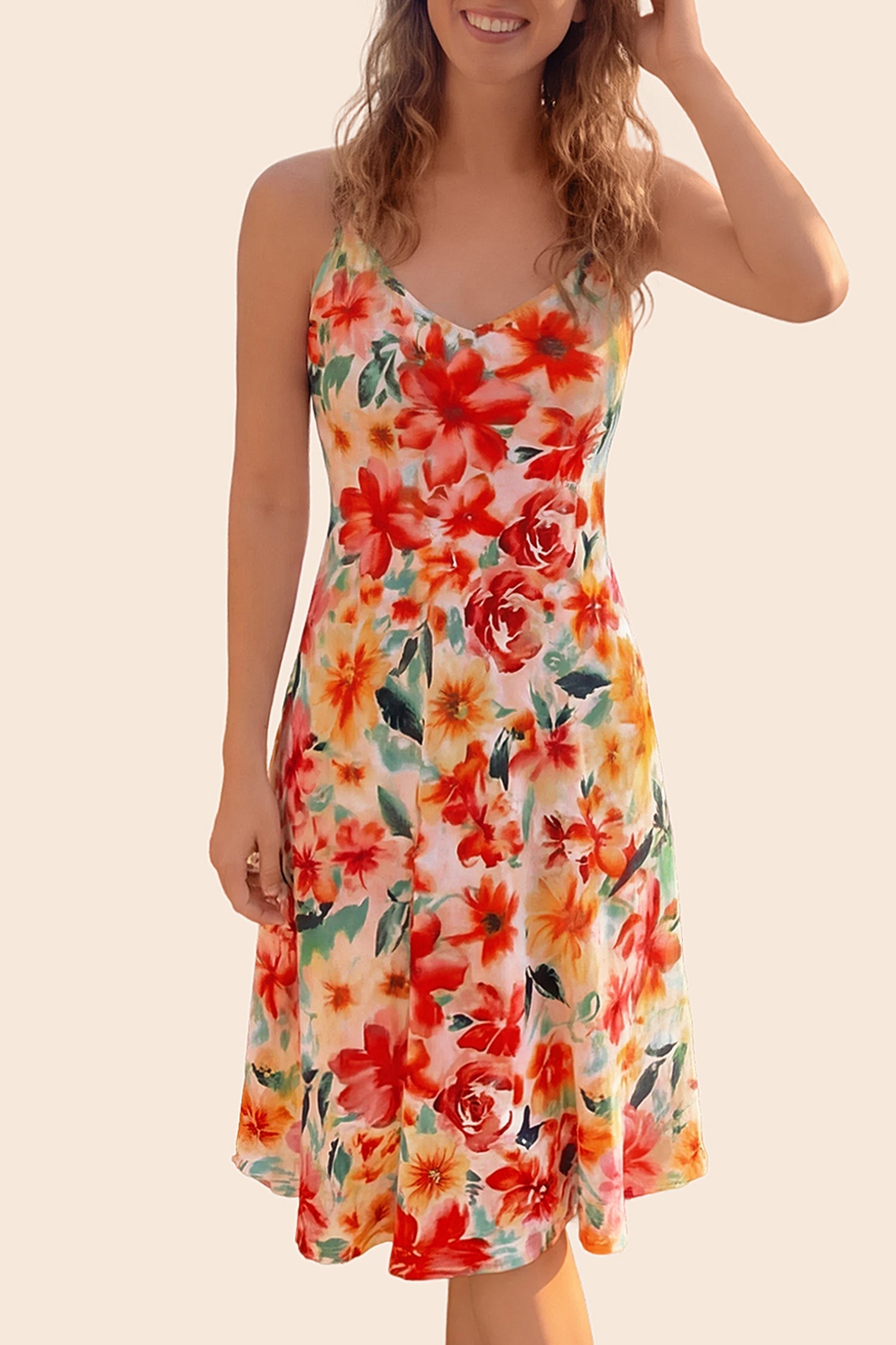 Casual Knee Length Dress