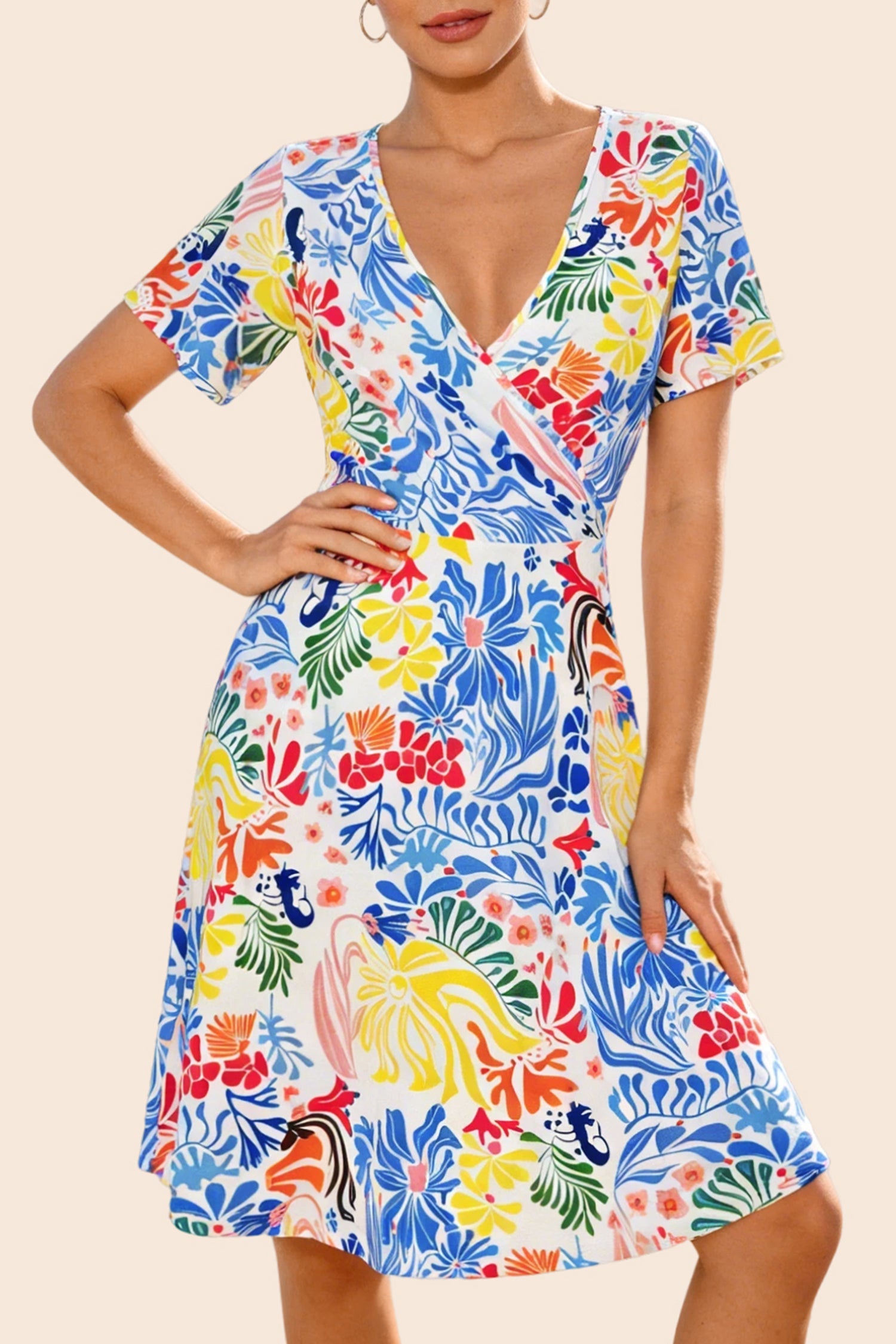 Vacation & Resort Wear Above Knee Dress