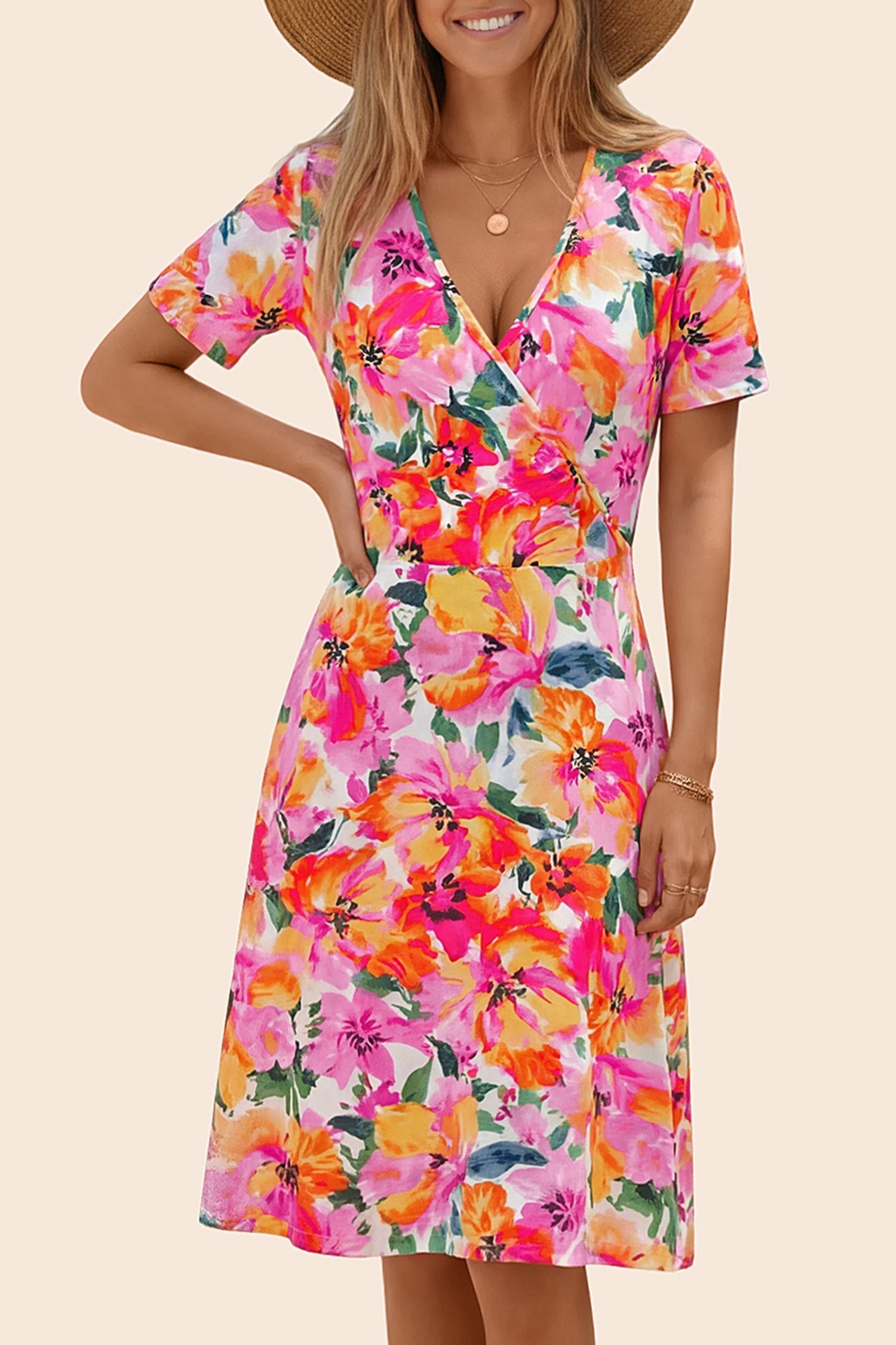 Vacation & Resort Wear Above Knee Dress