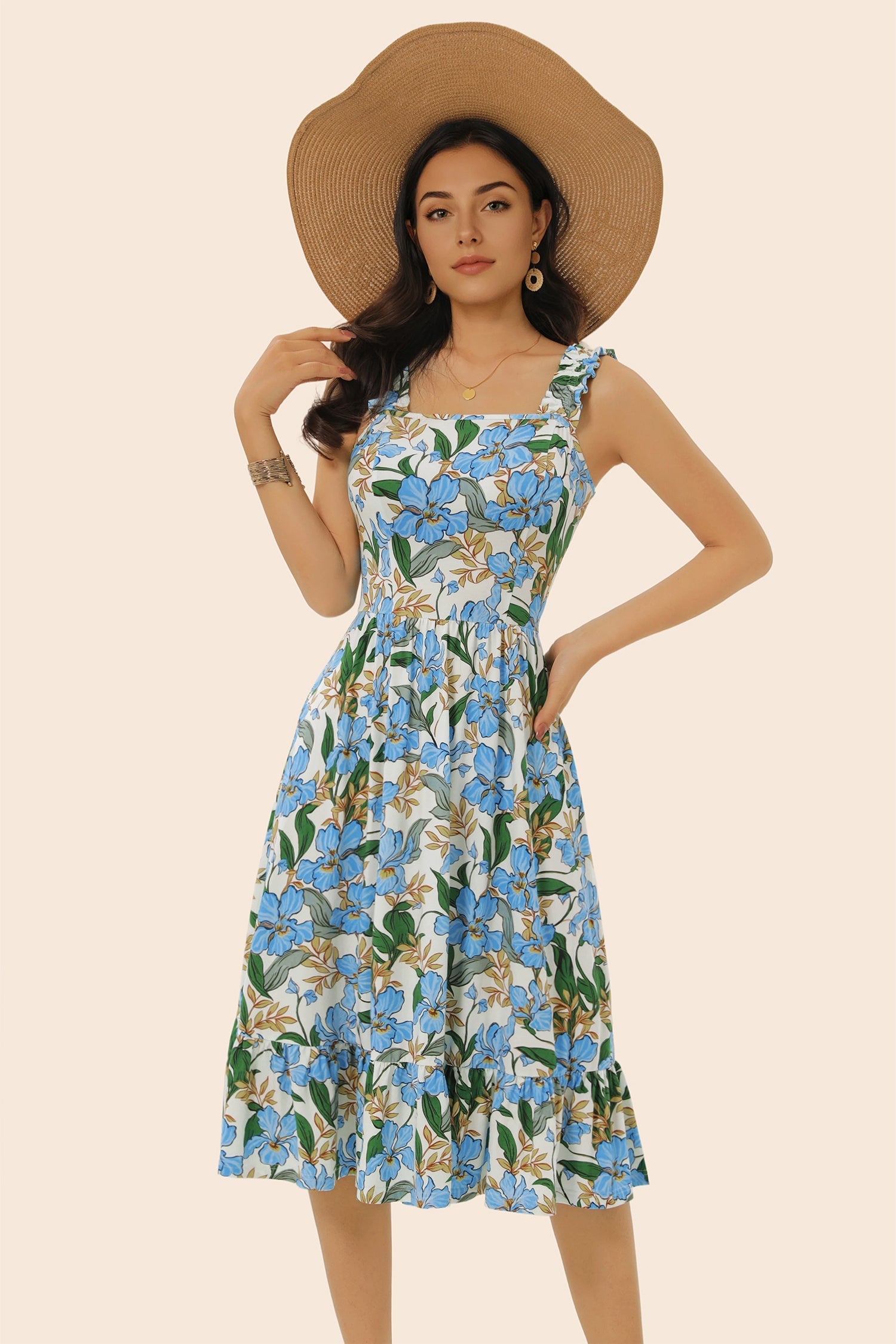 Elegant Above Knee Dress