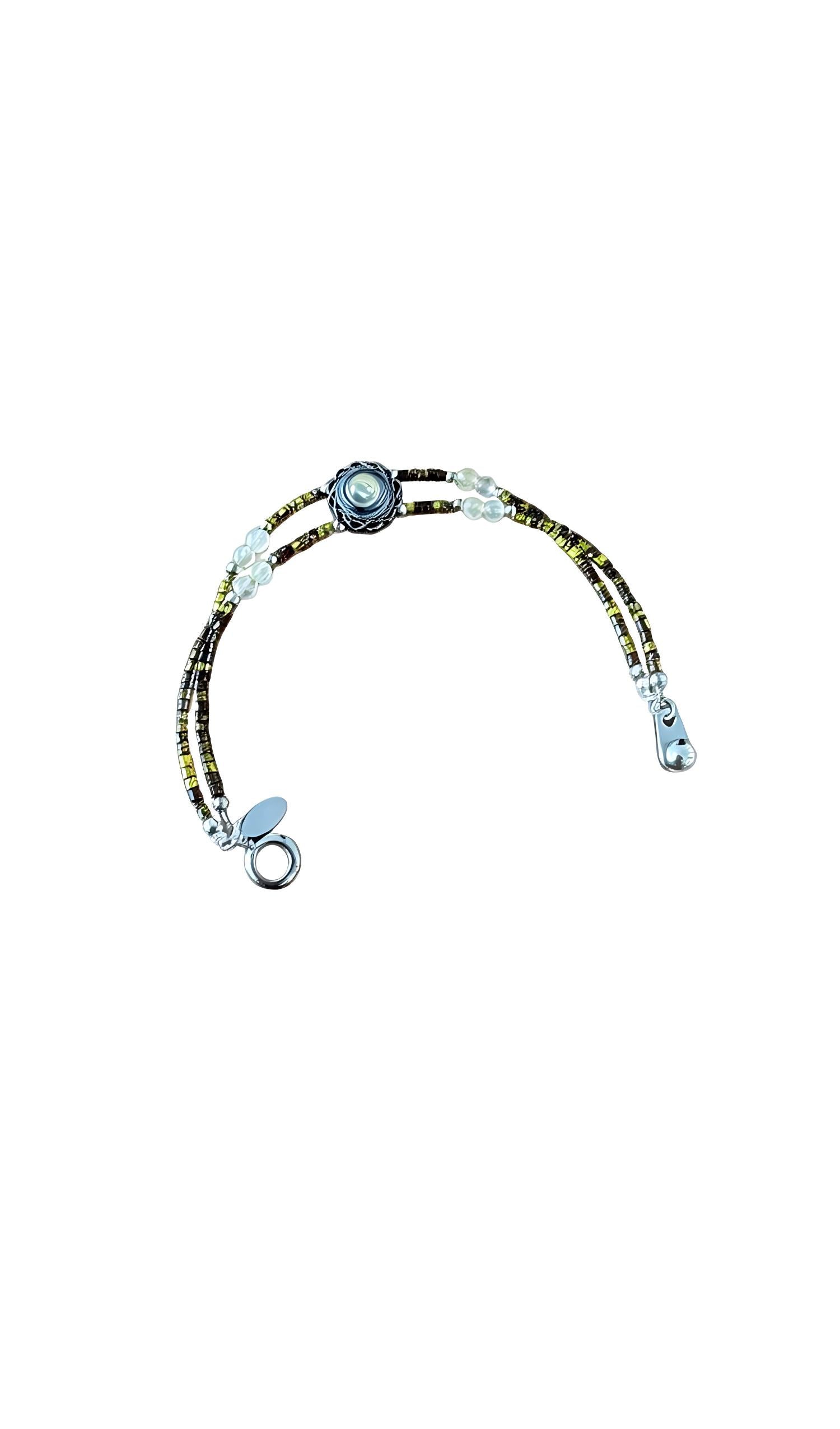 Boho Freshwater Pearl Beaded Bracelet