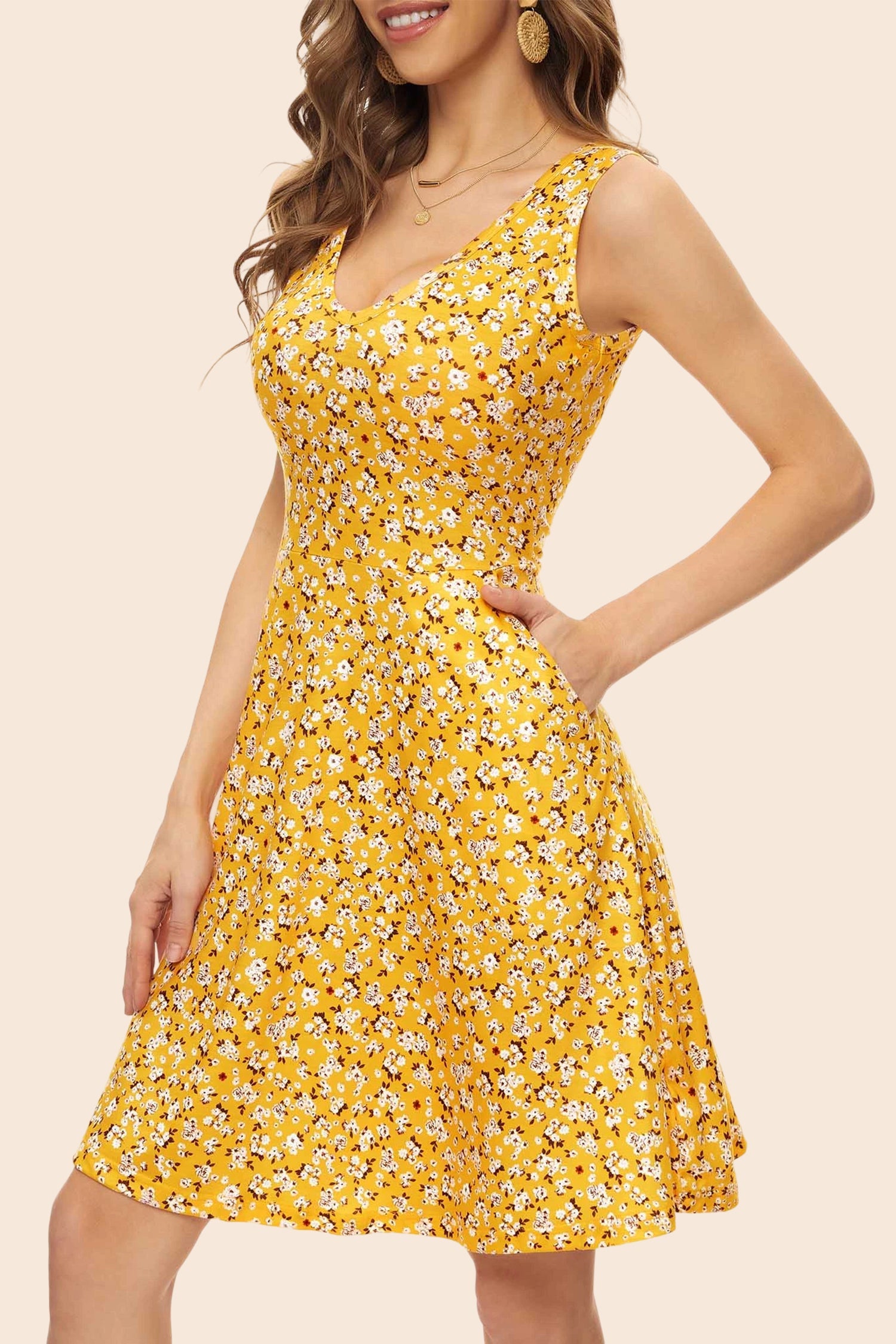 Casual Knee Length Dress