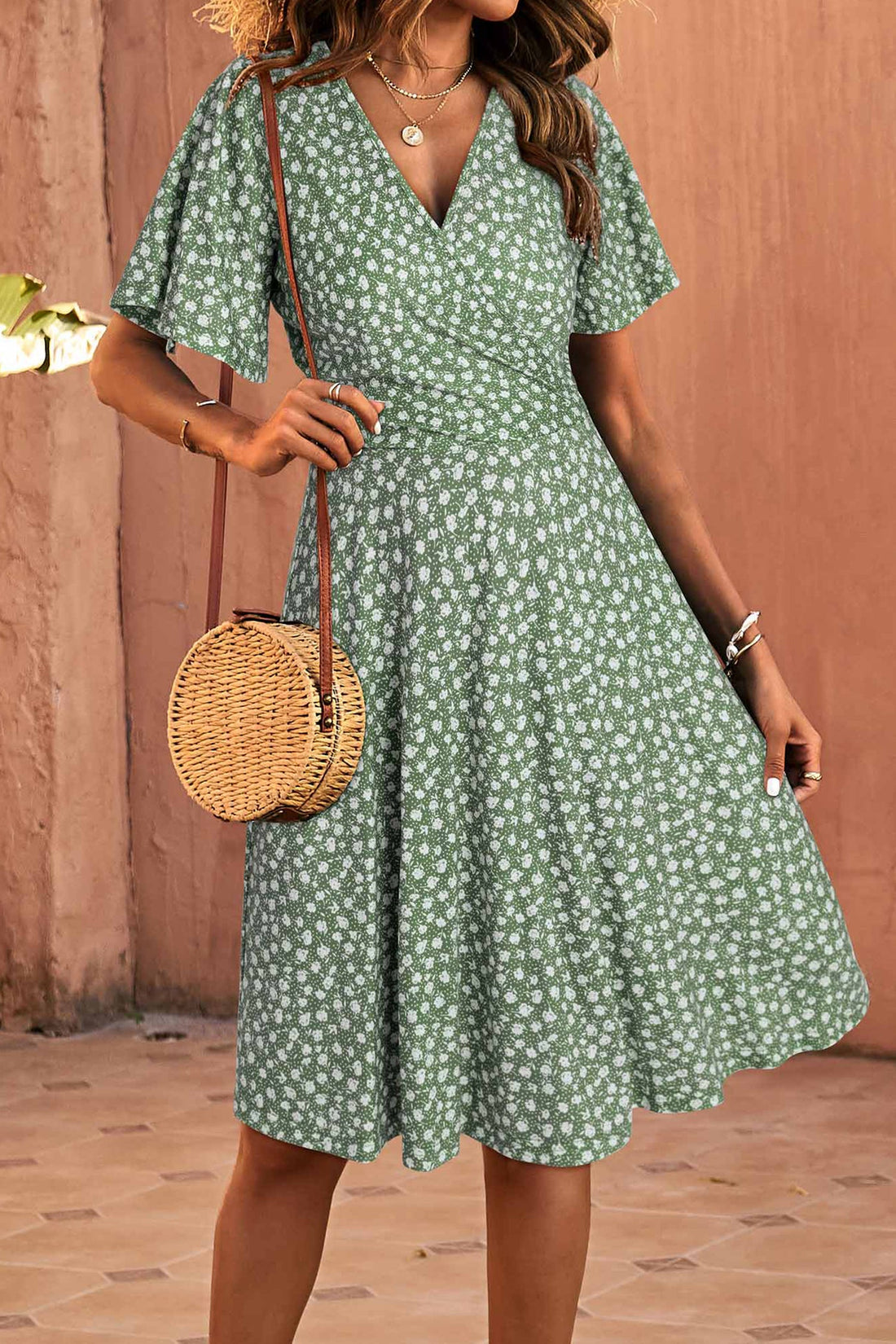 Cottagecore Knee Length Dress