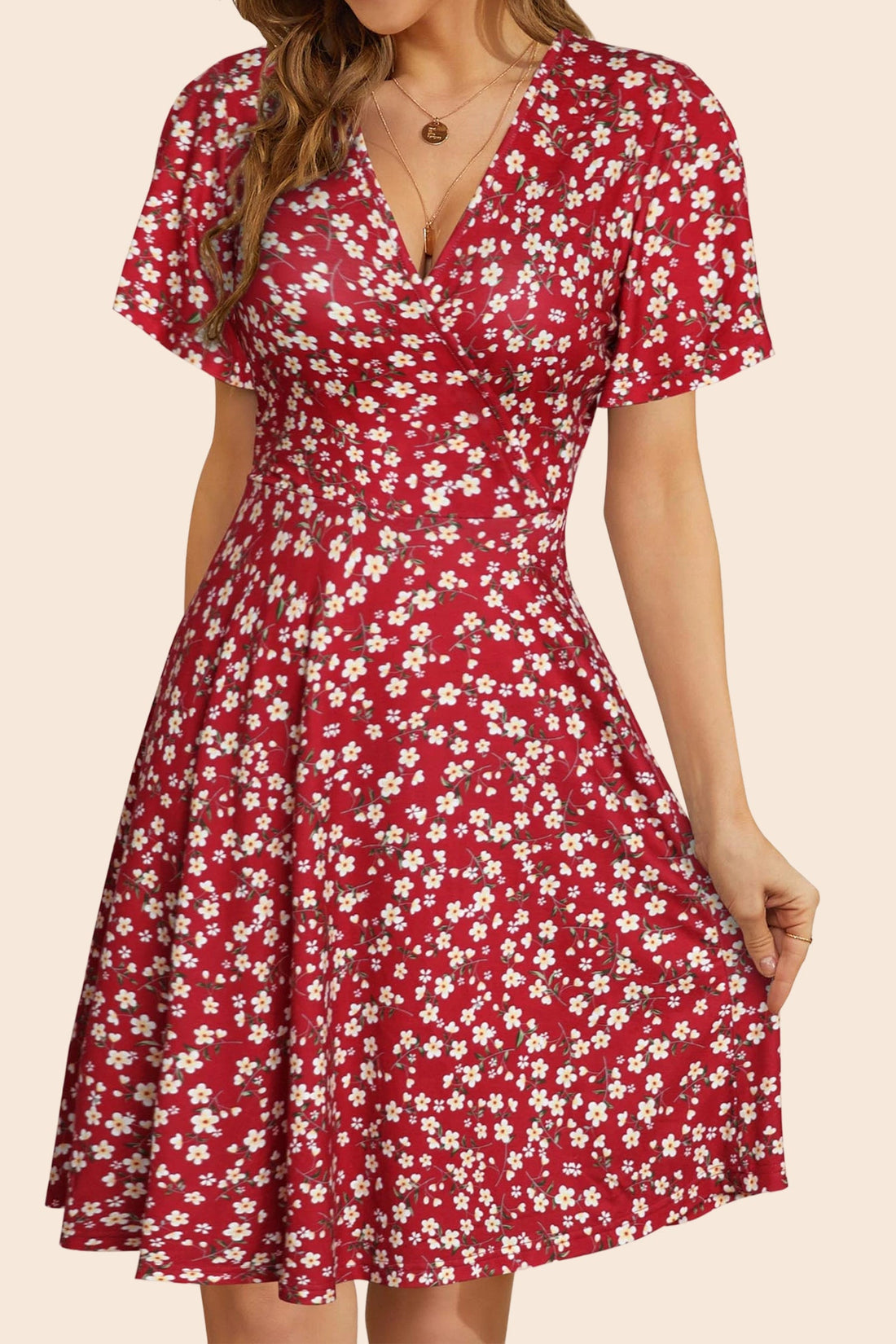Cottagecore Knee Length Dress
