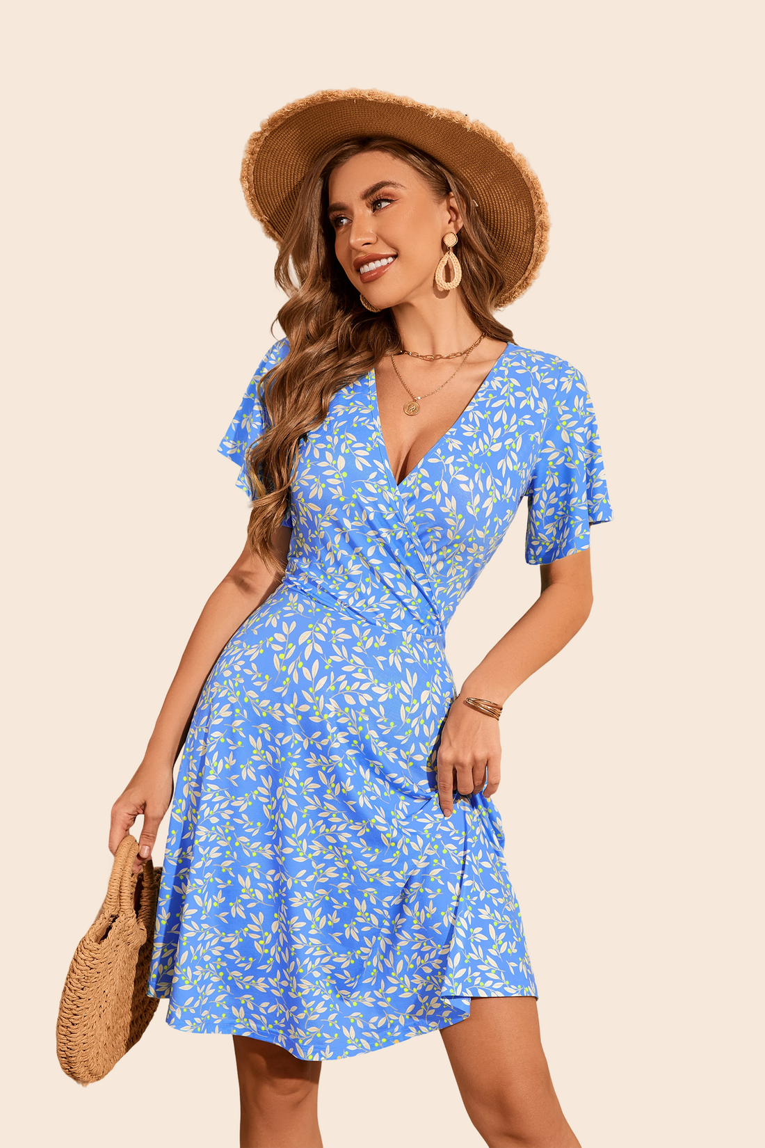 Cottagecore Knee Length Dress