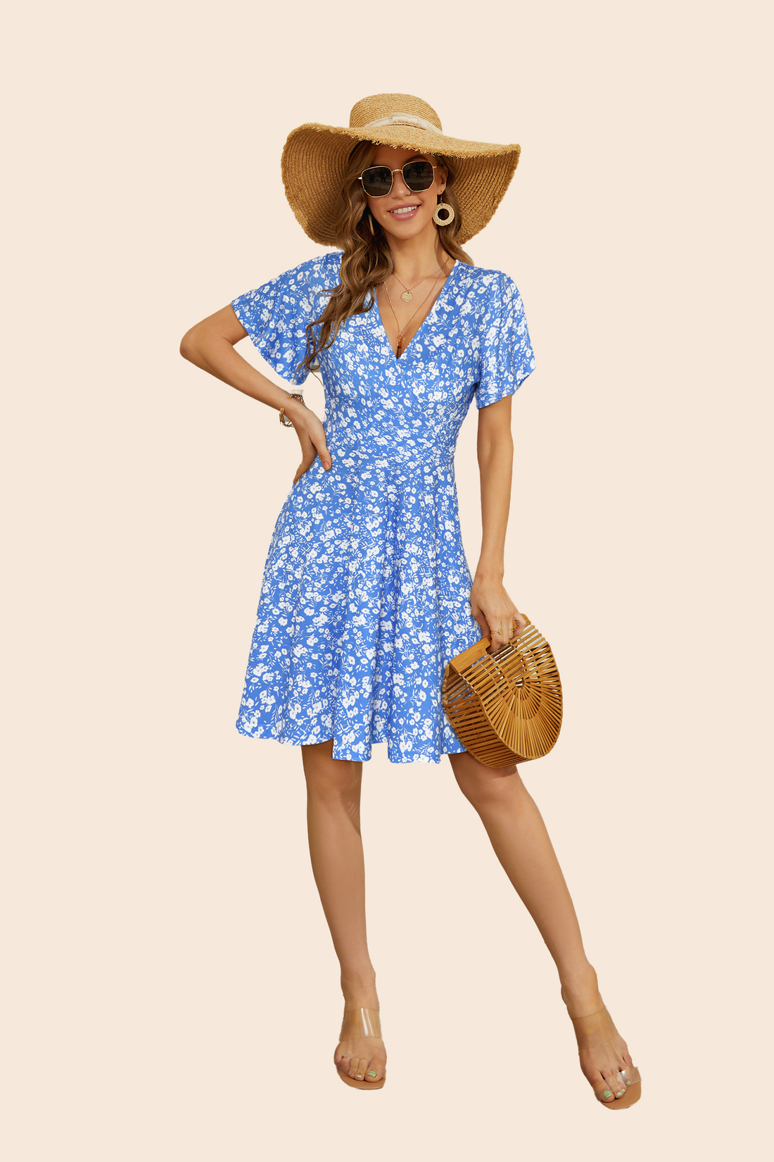 Cottagecore Knee Length Dress