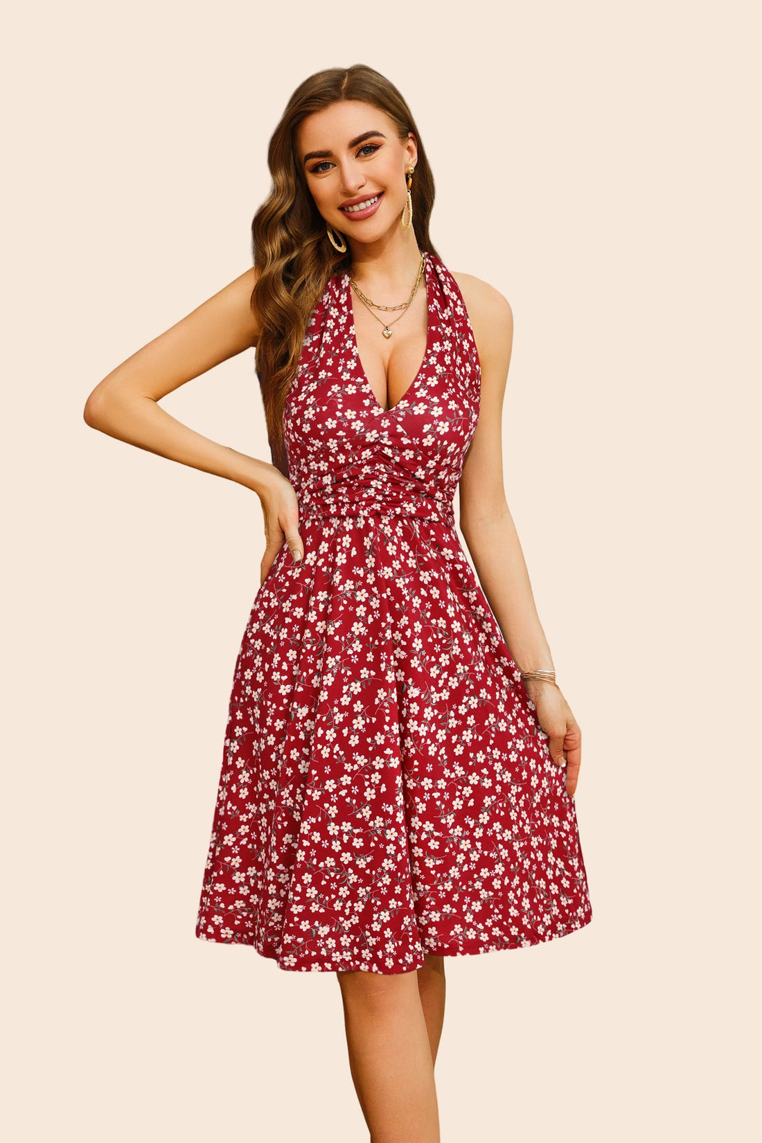 Cottagecore Knee Length Dress