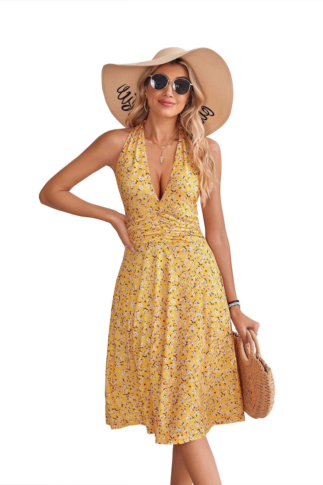 Vacation &amp; Resort Wear Knee Length Dress