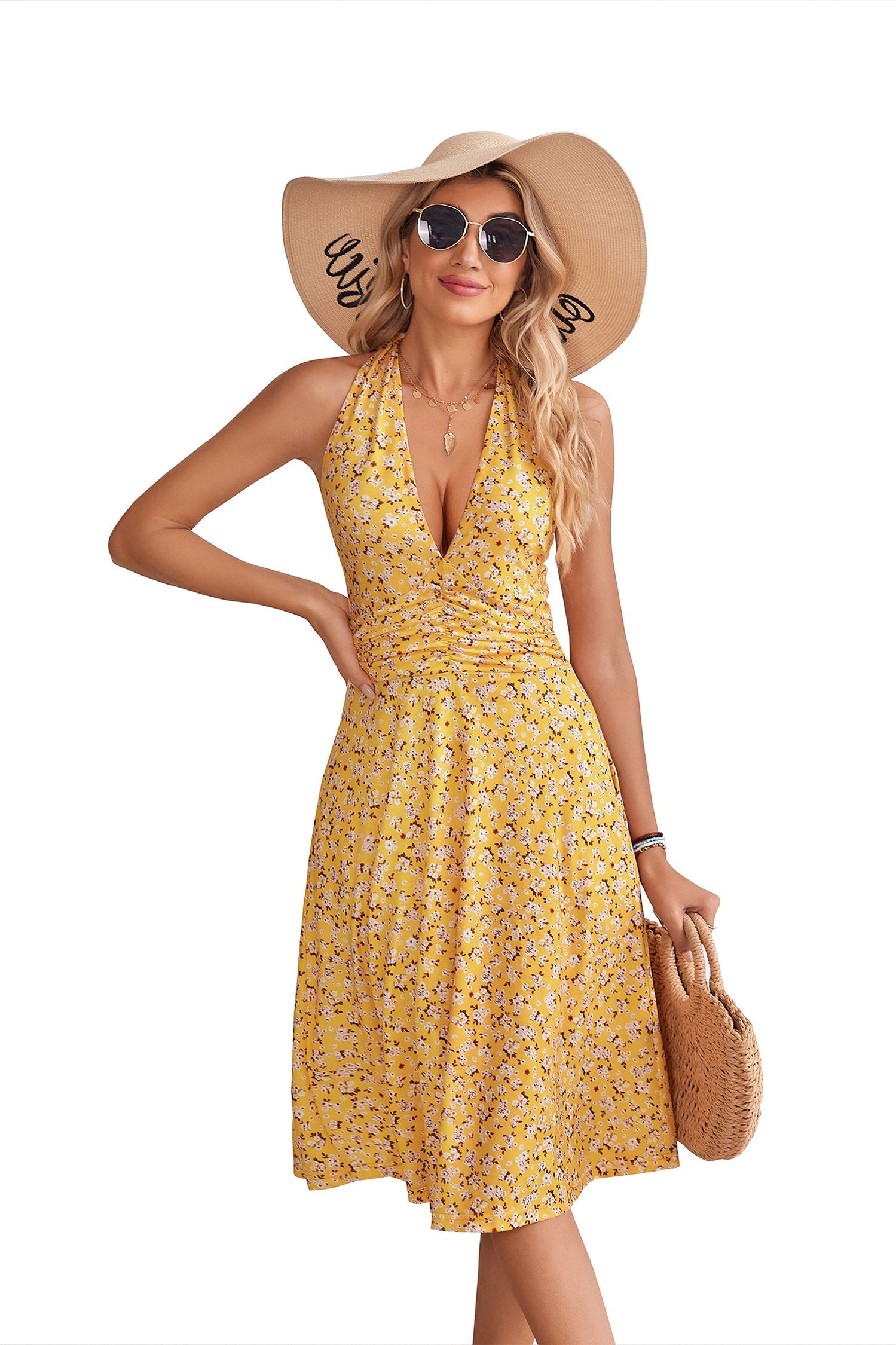 Vacation &amp; Resort Wear Knee Length Dress