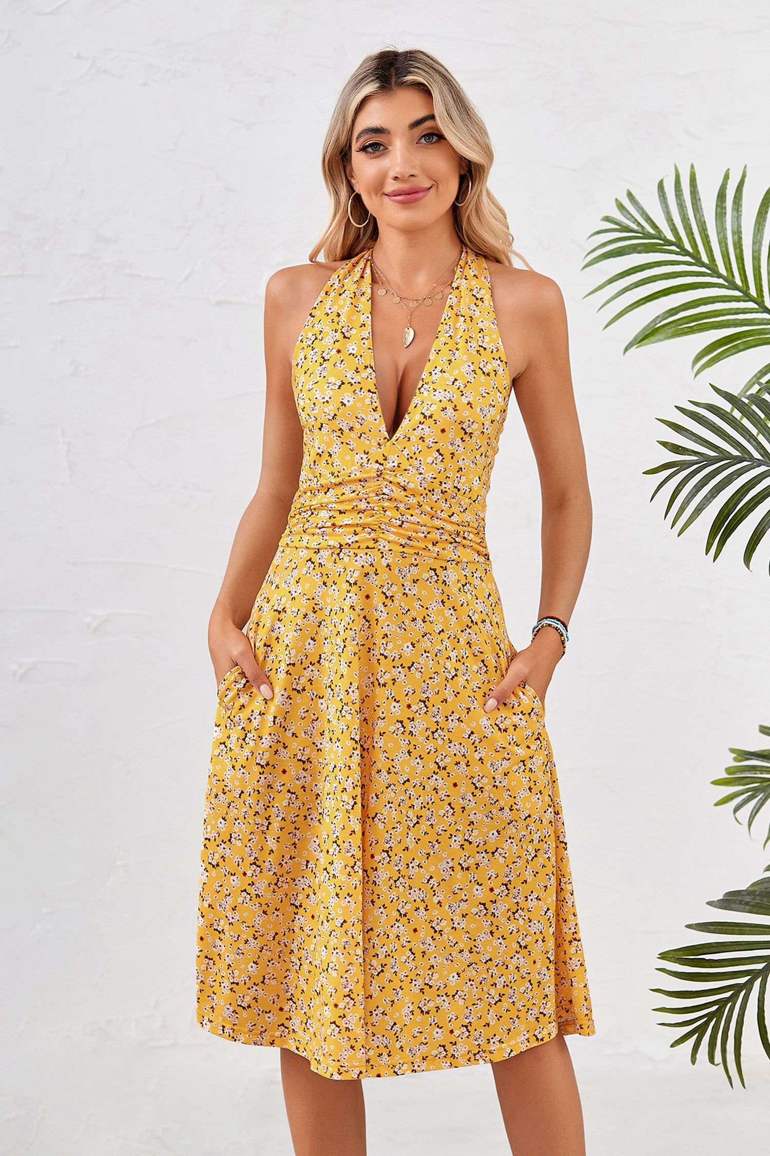 Vacation &amp; Resort Wear Knee Length Dress