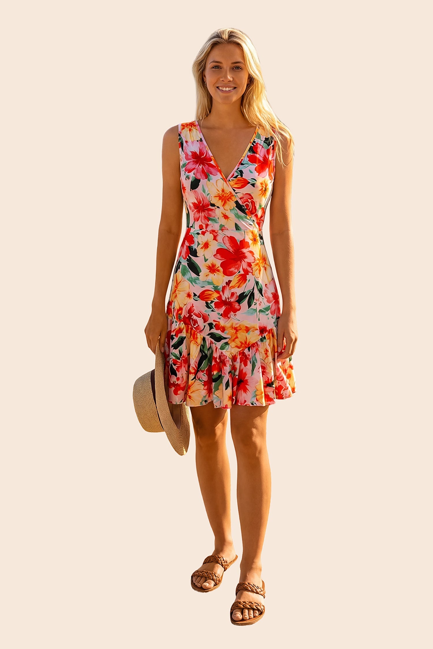 Vacation &amp; Resort Wear Above Knee Dress