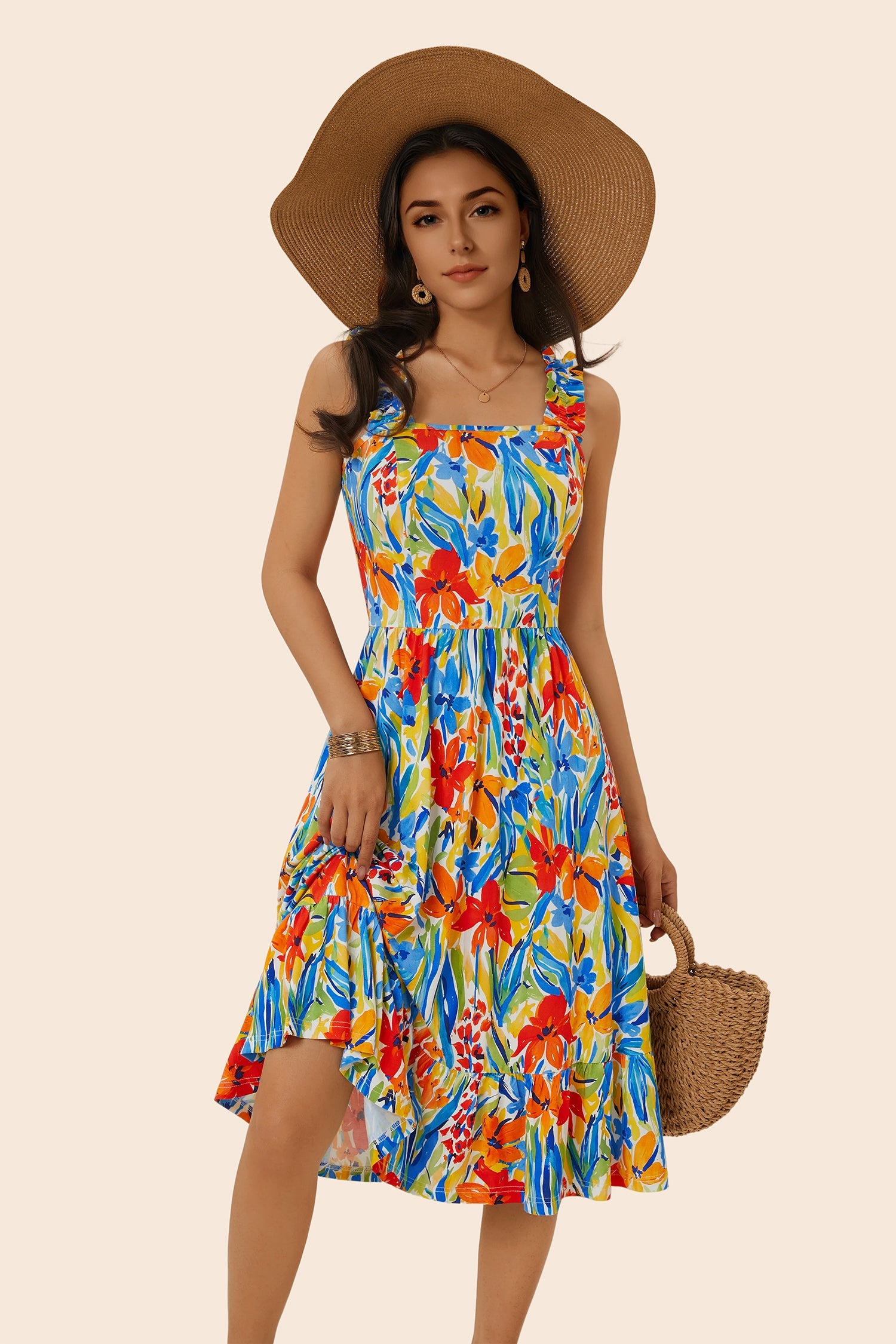 Vacation &amp; Resort Wear Above Knee Dress