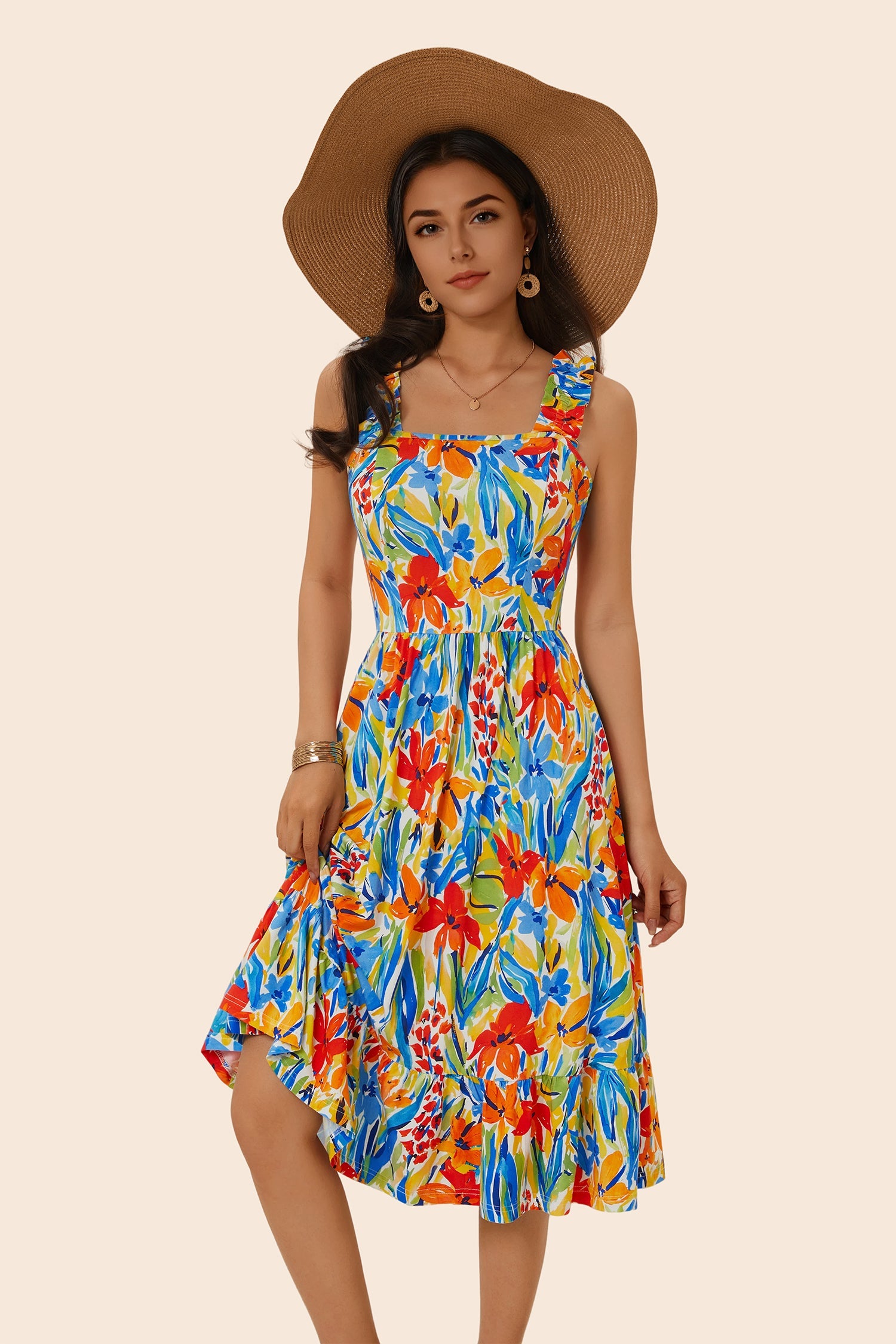 Vacation &amp; Resort Wear Above Knee Dress