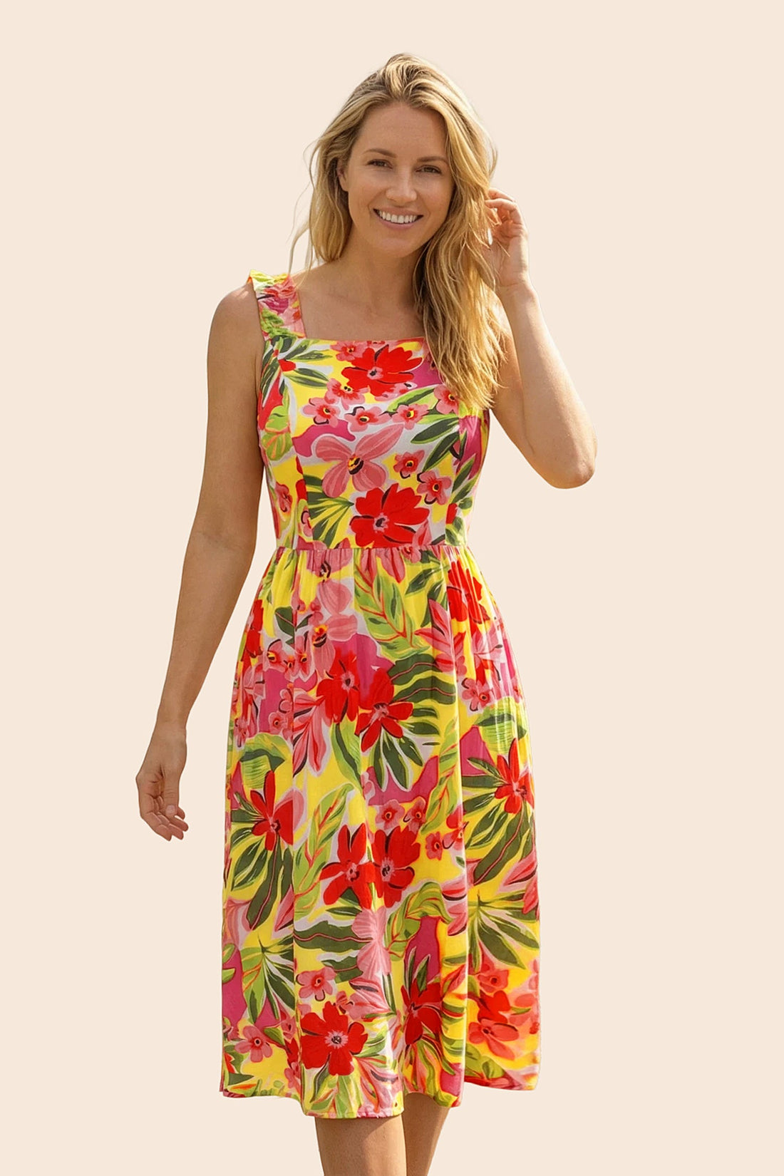 Vacation &amp; Resort Wear Above Knee Dress