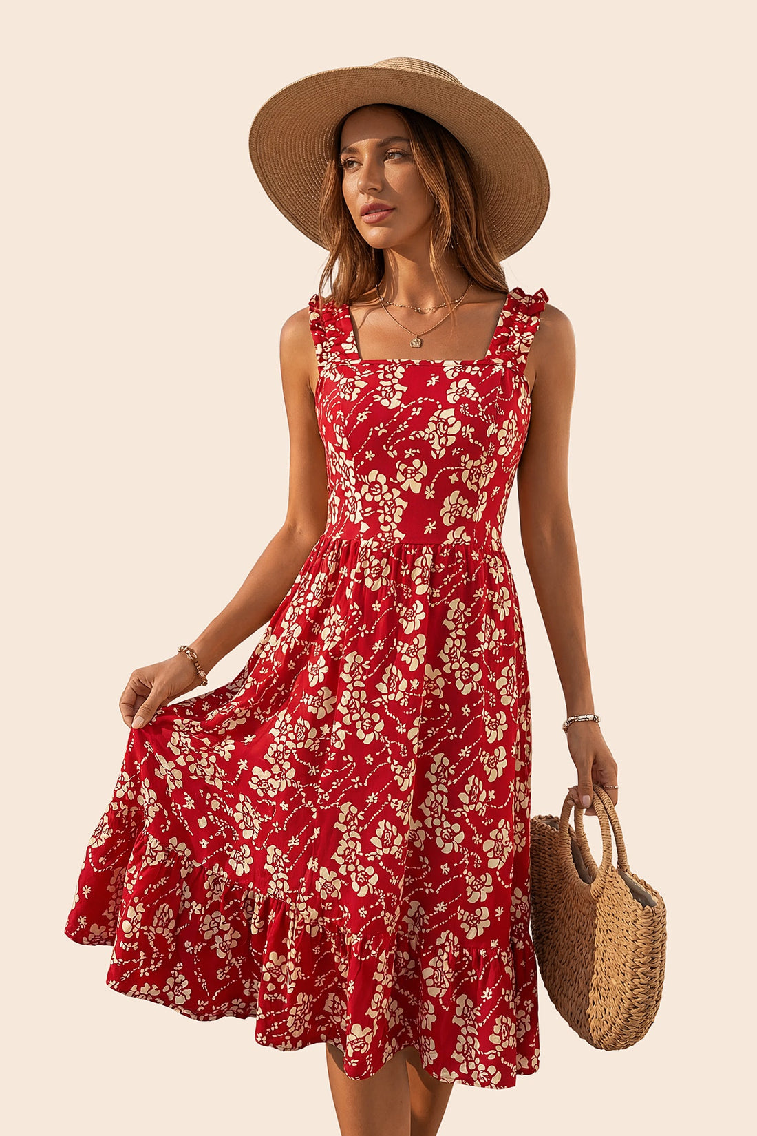 Elegant Above Knee Dress