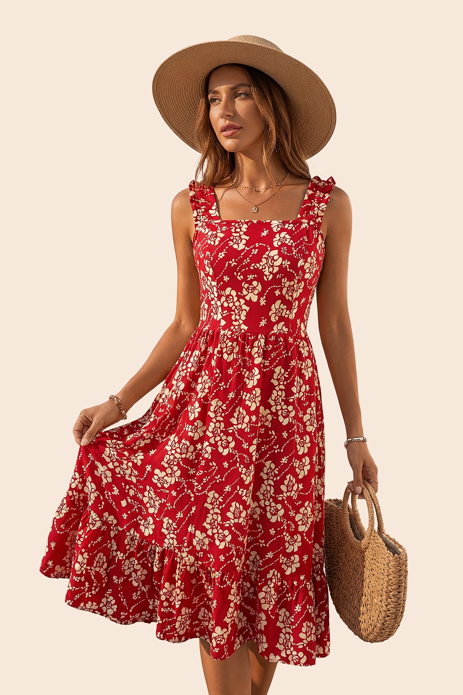 Elegant Above Knee Dress