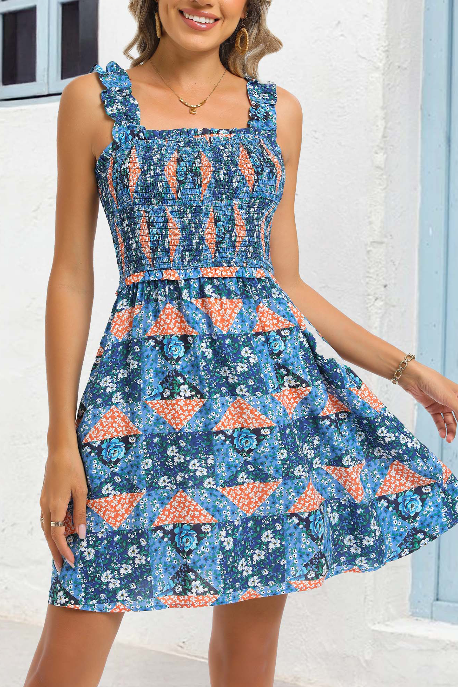 Boho Knee Length Dress