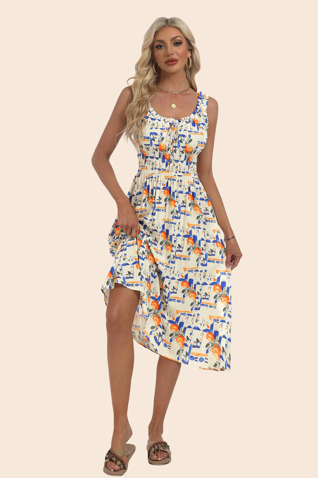 Vacation &amp; Resort Wear Midi Dress