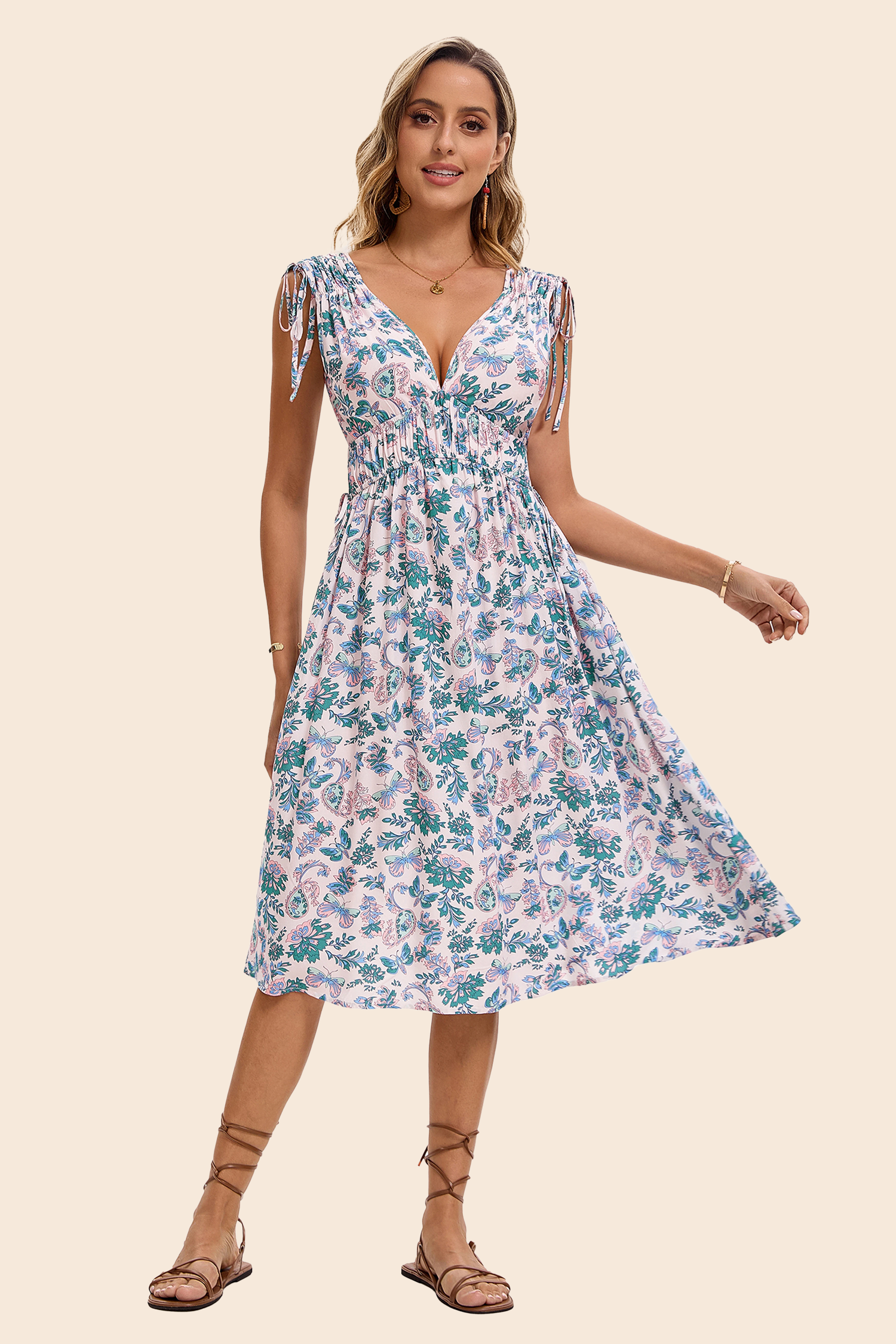 Casual Knee Length Dress