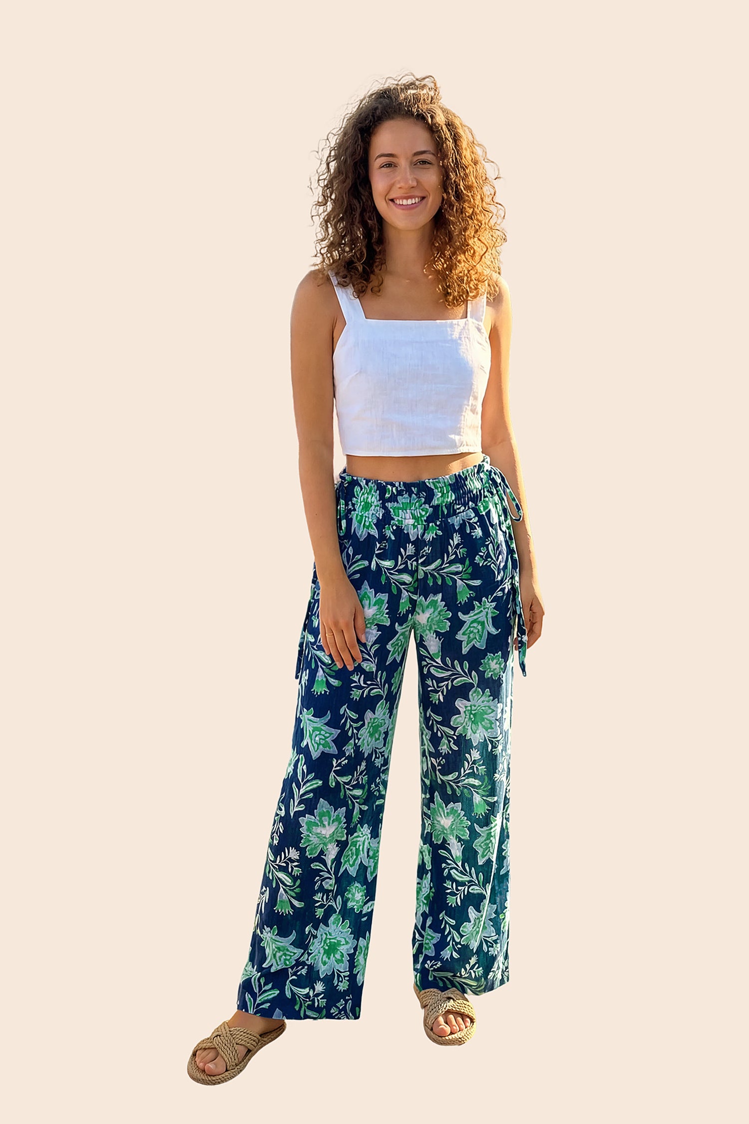 Tropical &amp; Hawaiian Maxi Pants