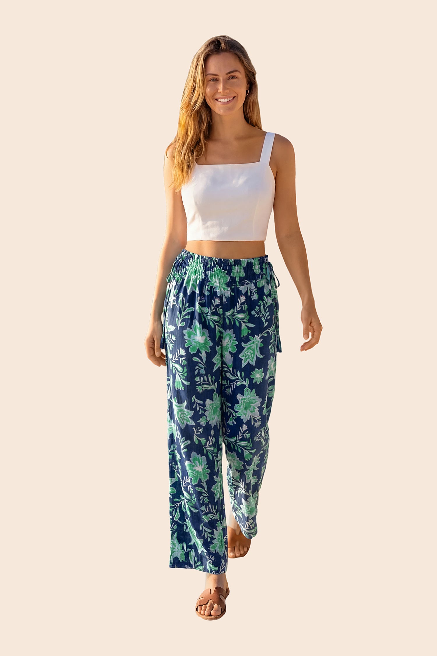 Tropical &amp; Hawaiian Maxi Pants