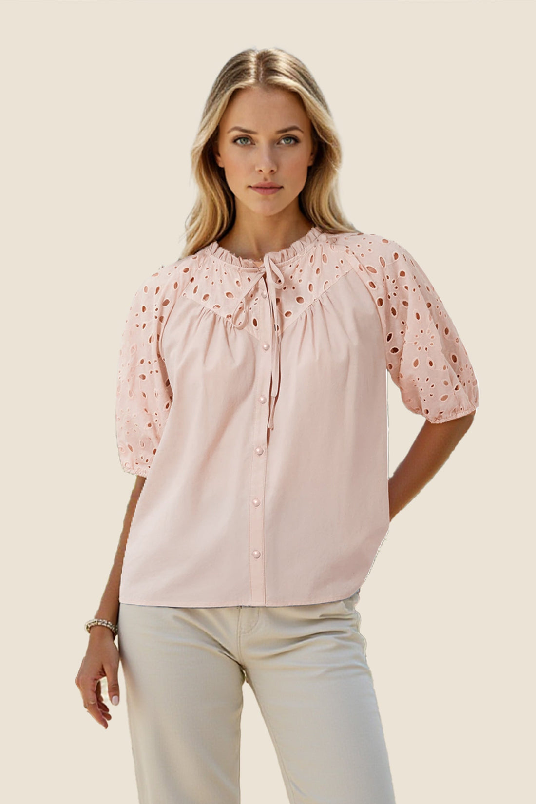 Short Sleeve Blouse &amp; Shrug Tops
