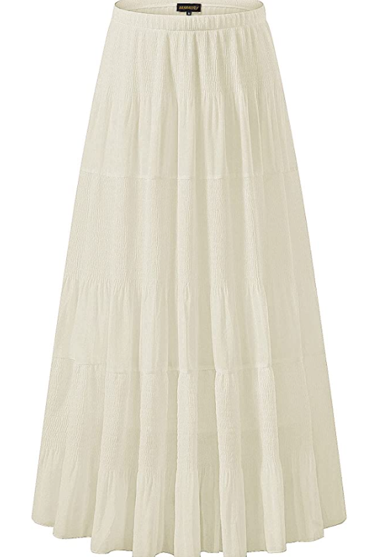 White Long Skirts