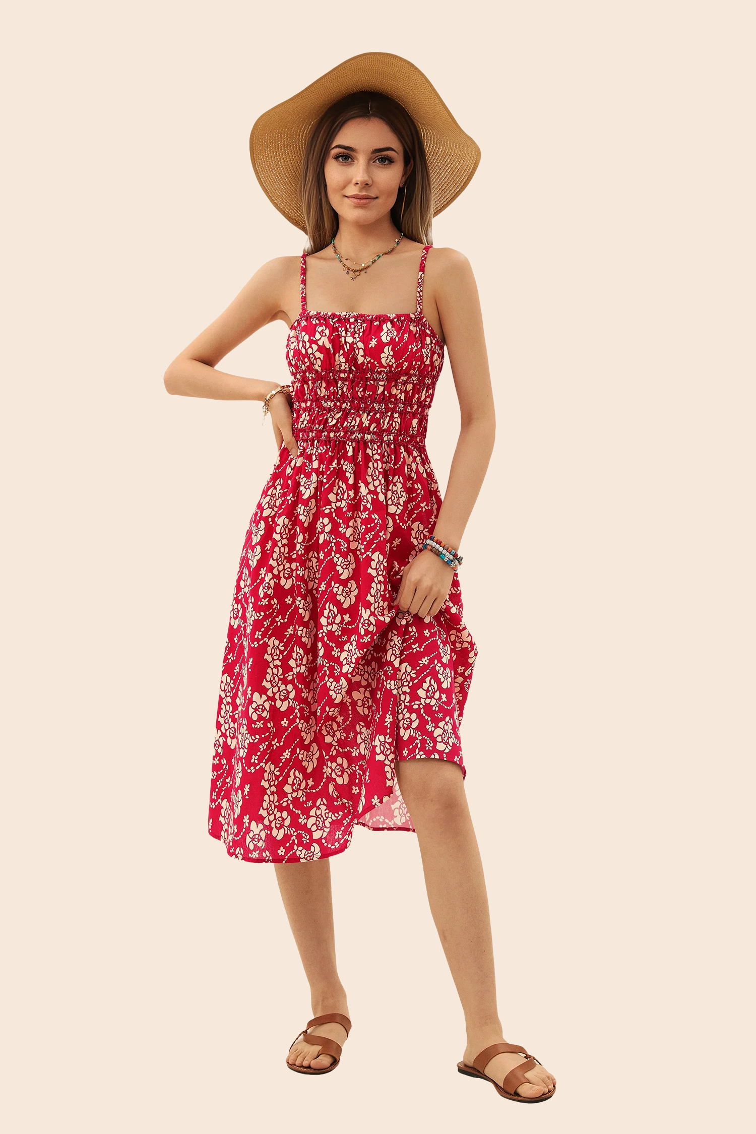 Vacation &amp; Resort Wear Knee Length Dress