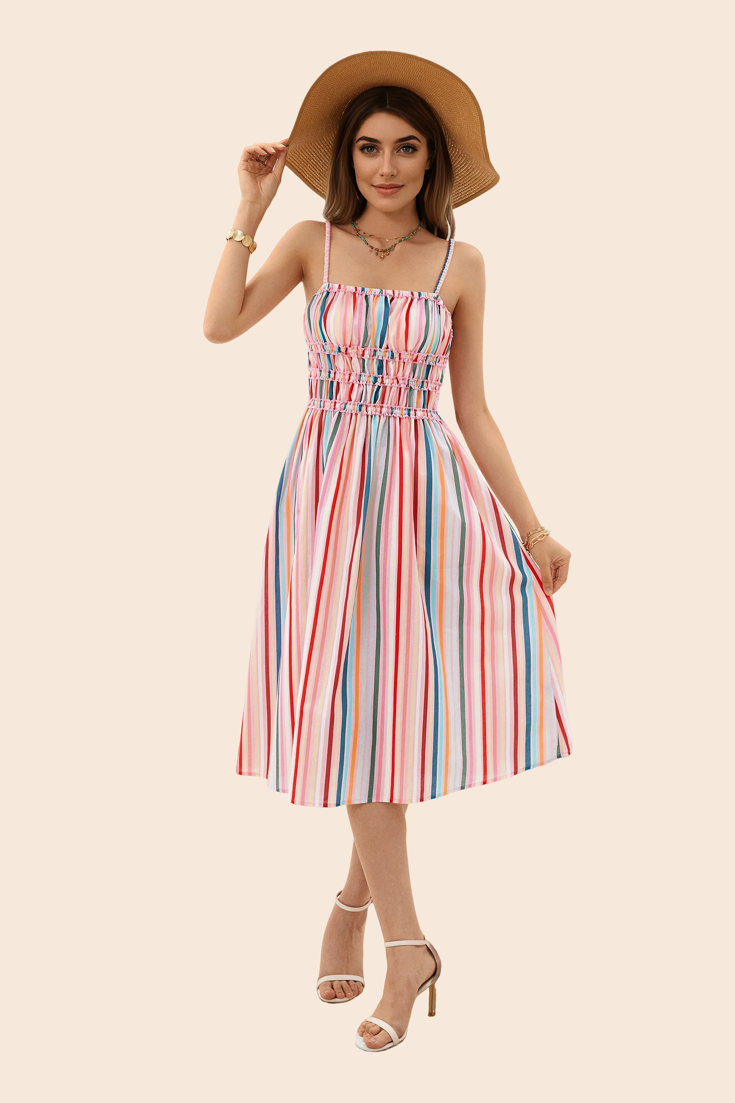 Vacation &amp; Resort Wear Knee Length Dress