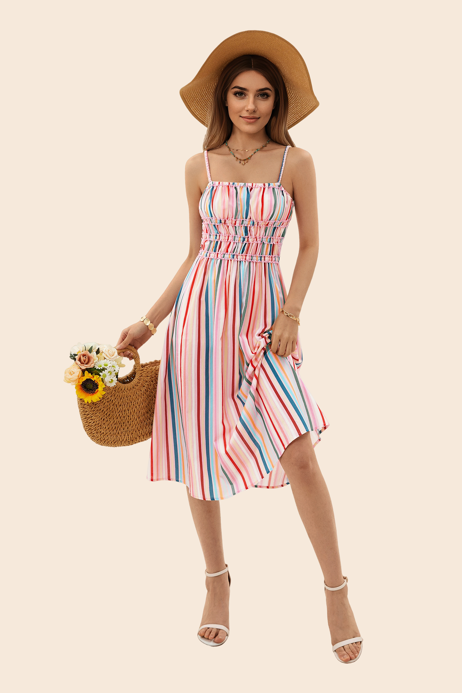 Vacation &amp; Resort Wear Knee Length Dress