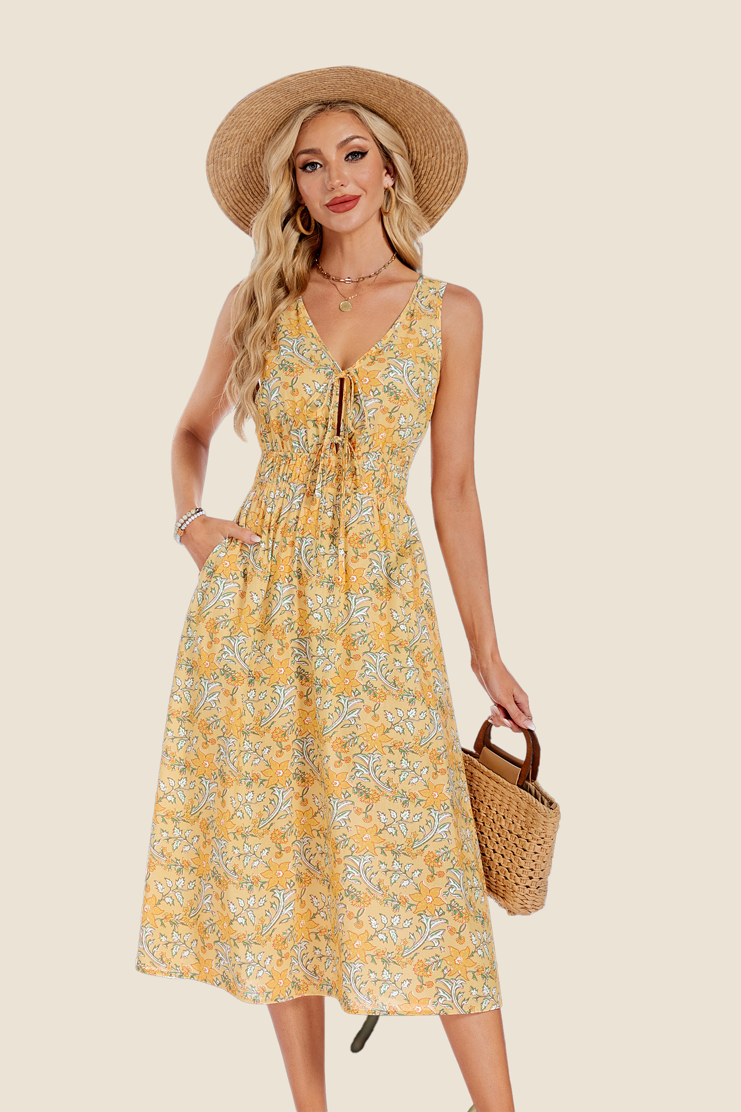Boho Midi Dress