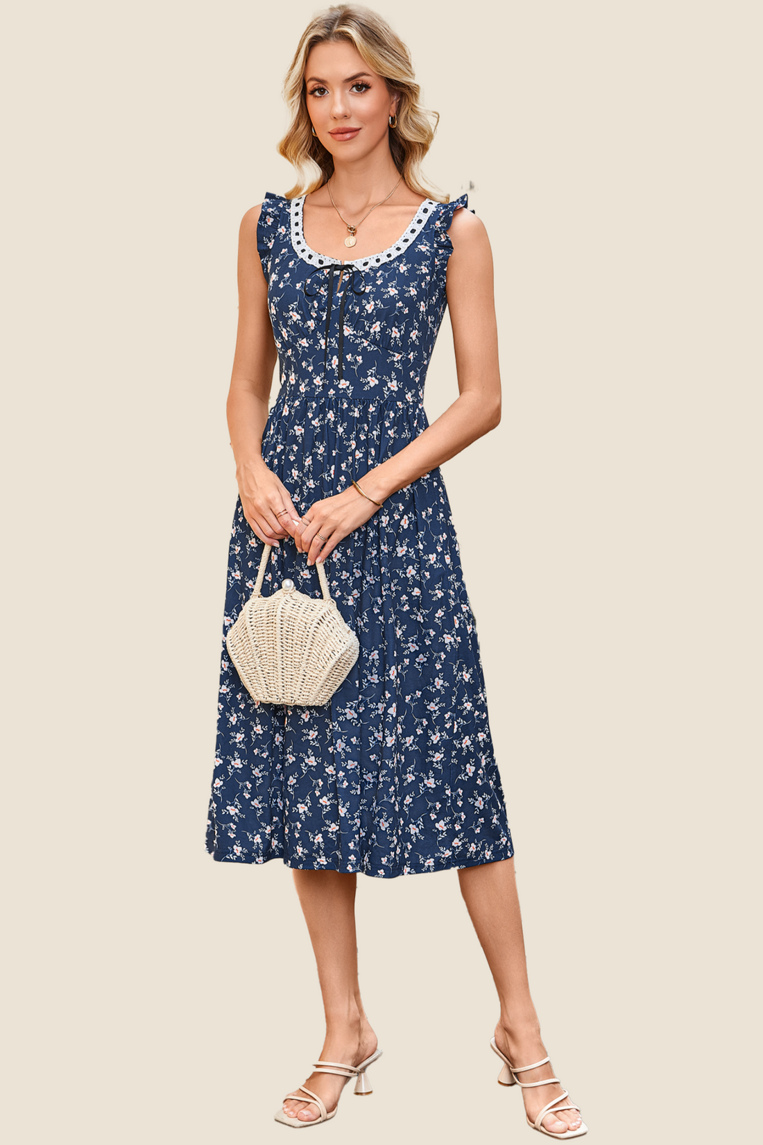 Cottagecore Midi Dress