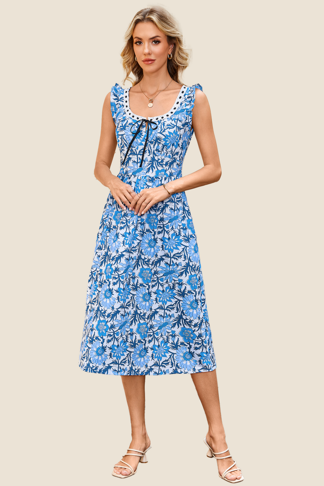 Cottagecore Midi Dress
