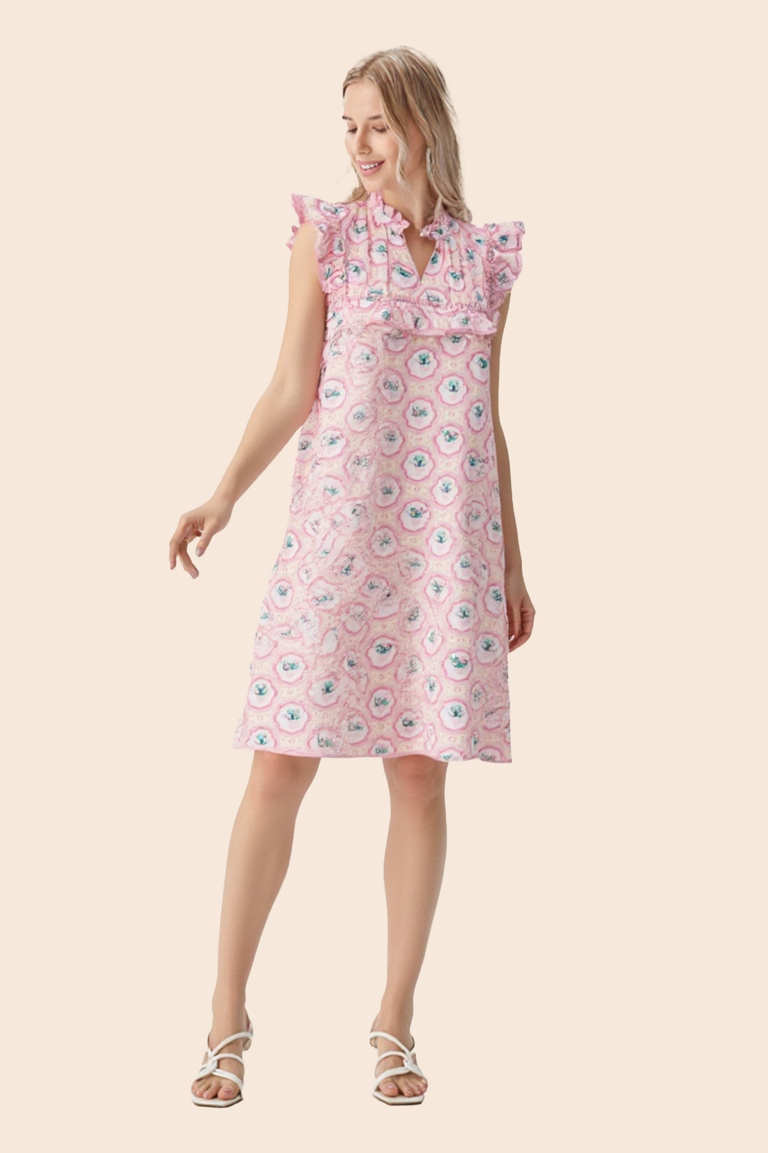Cottagecore Knee Length Dress