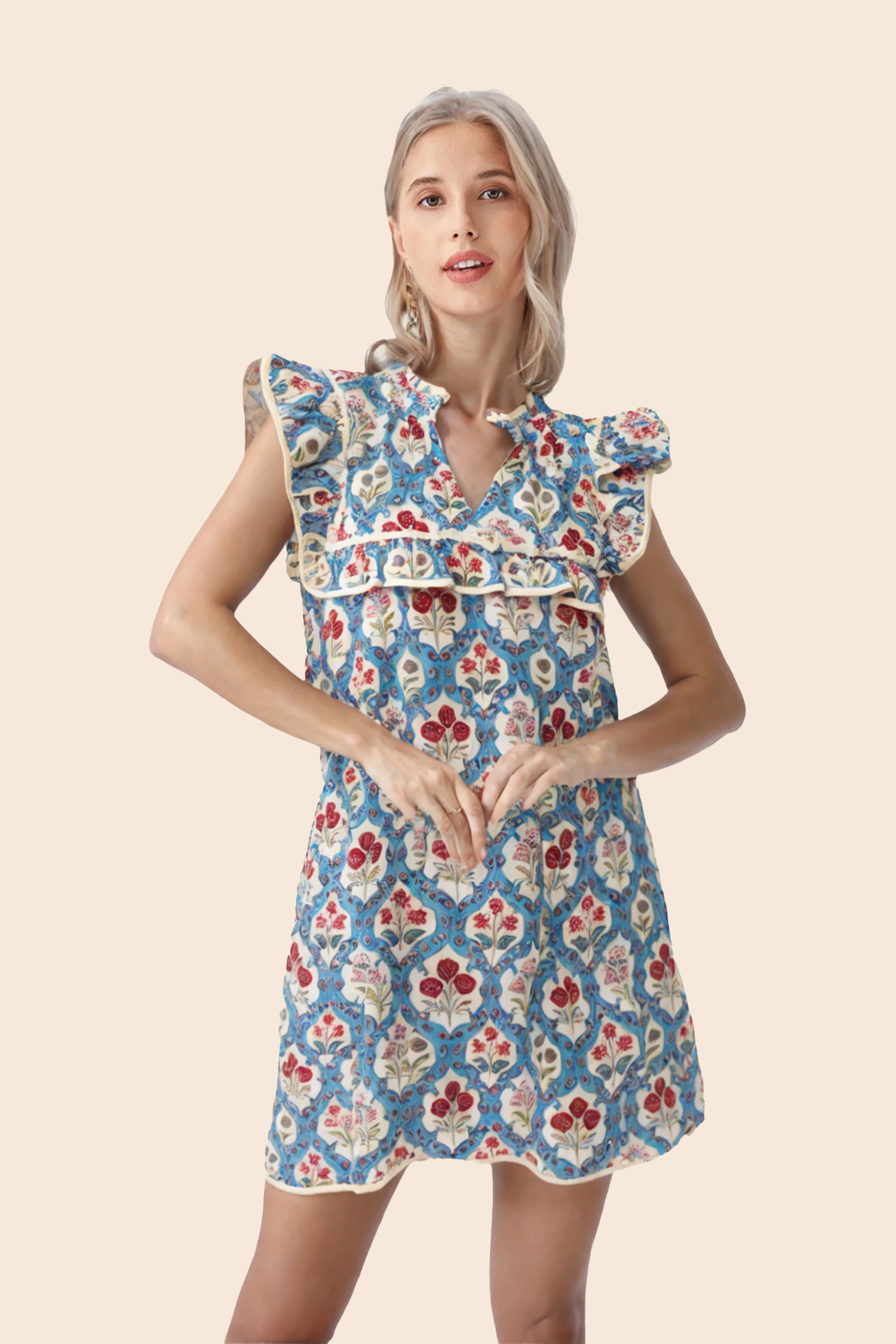 Cute Knee Length Dress