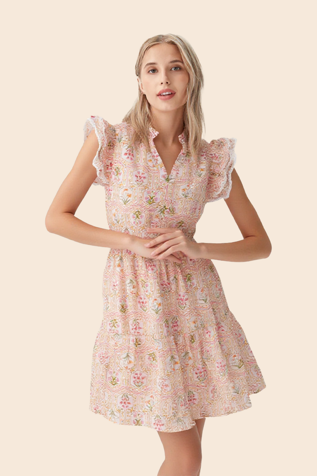 Cottagecore Knee Length Dress