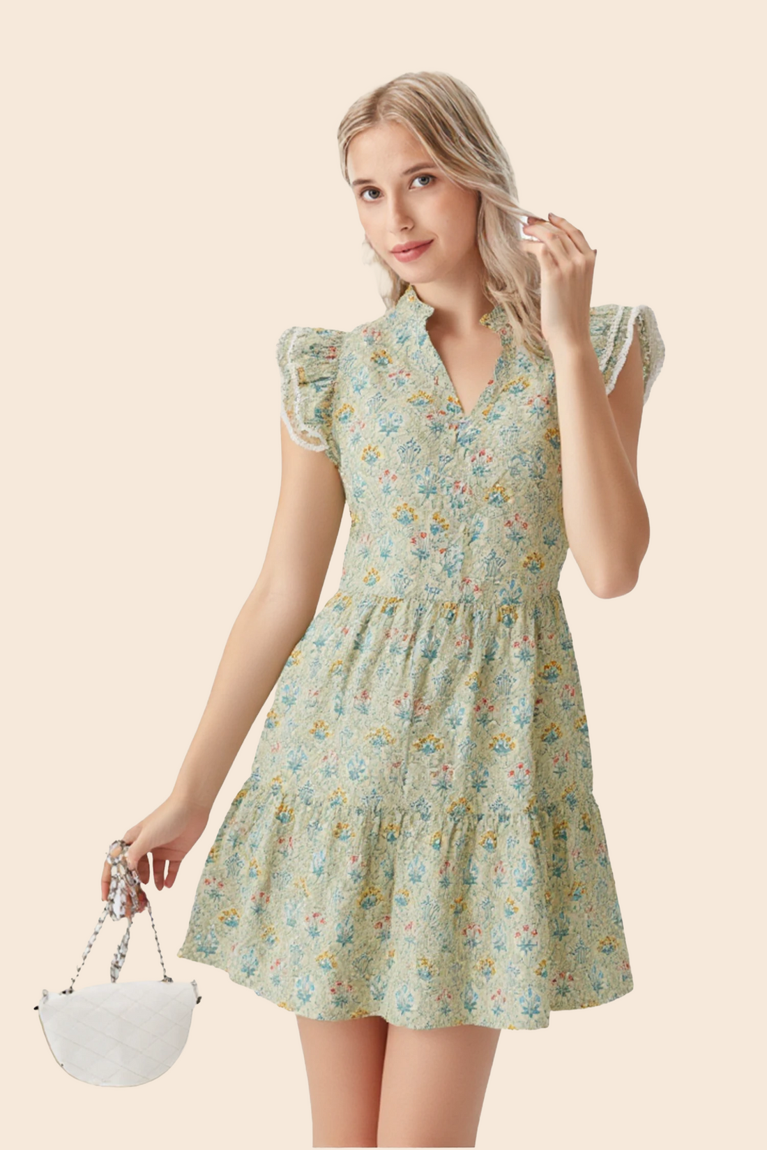 Cottagecore Knee Length Dress