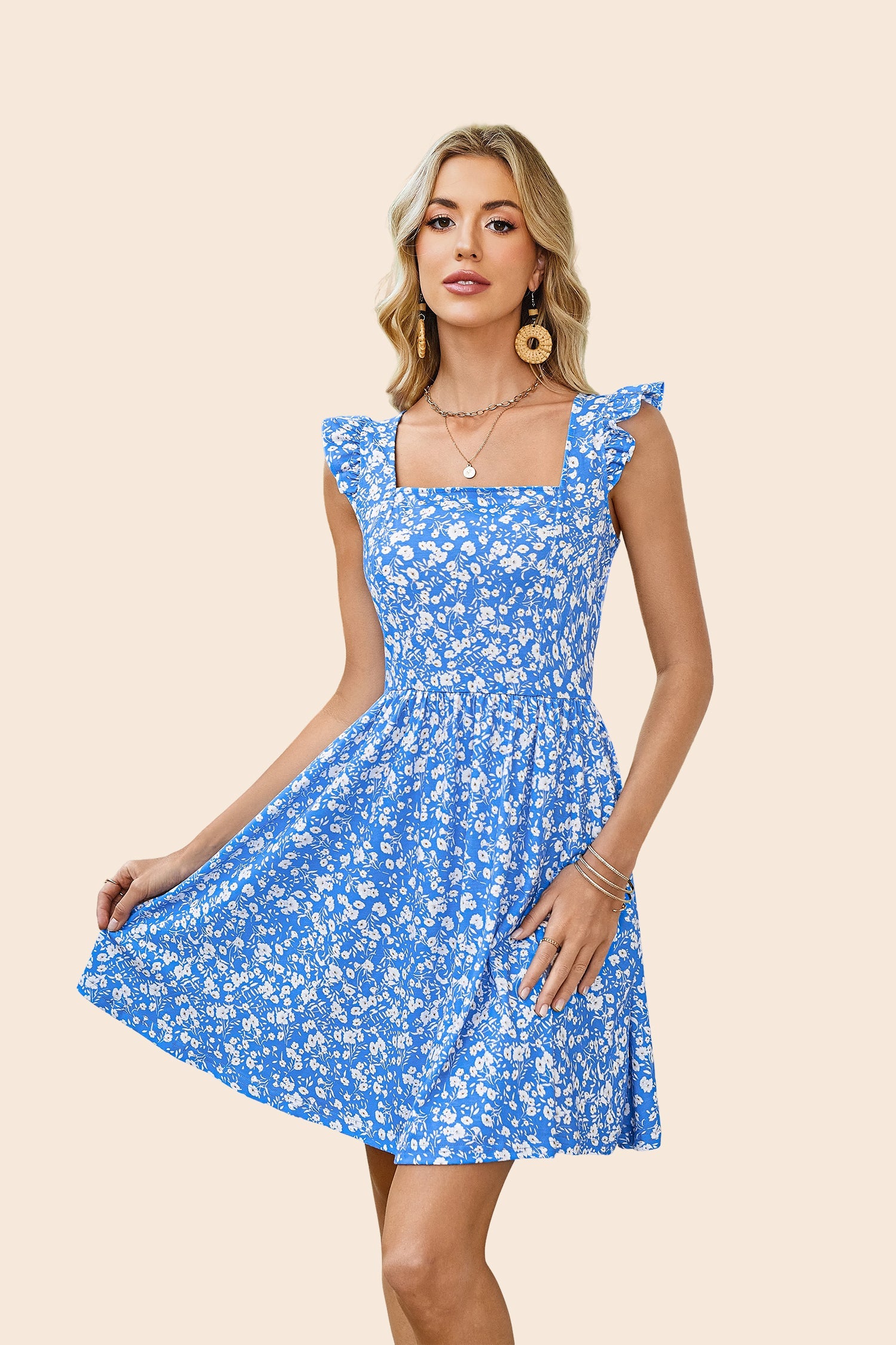 Casual Knee Length Dress