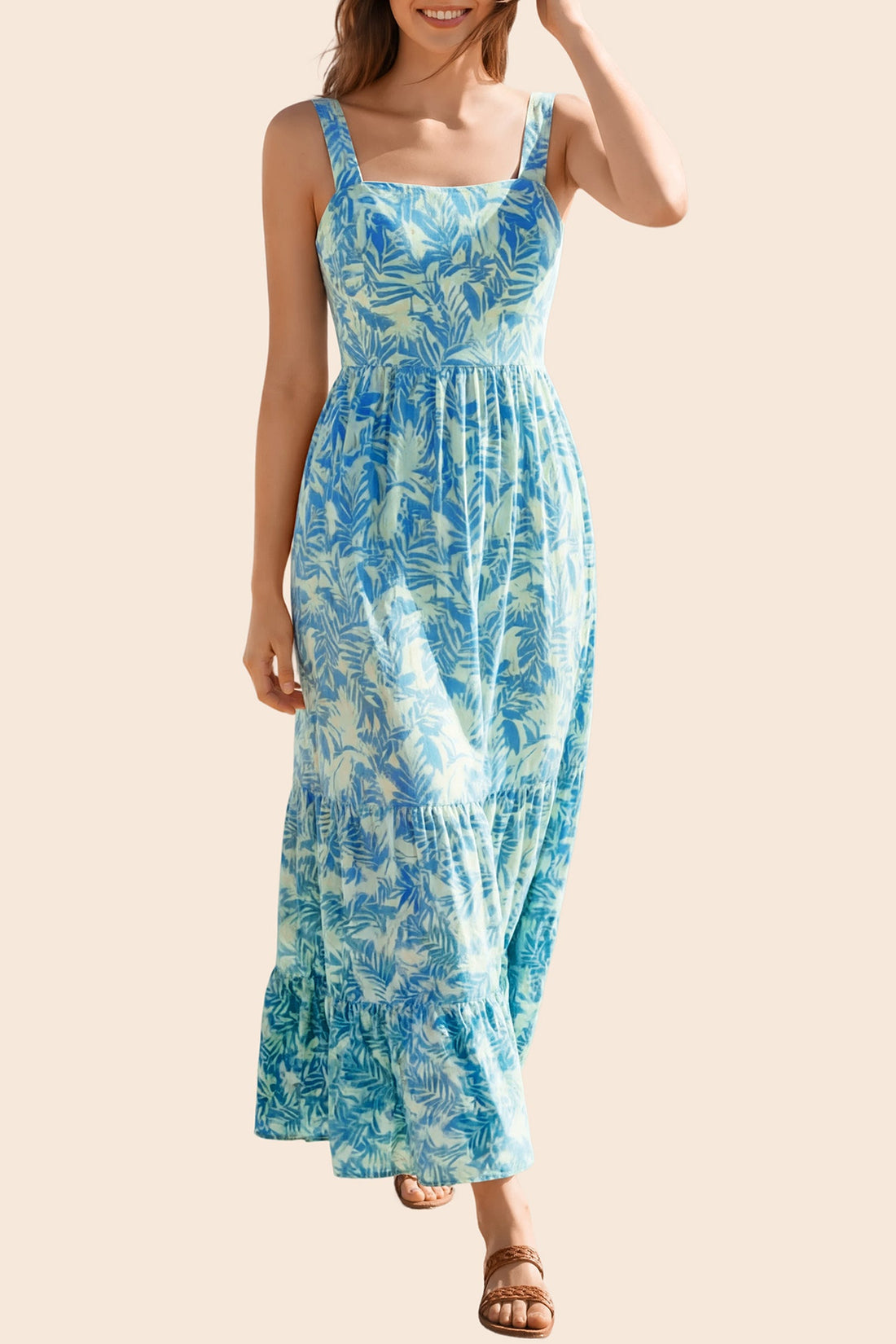 Tropical &amp; Hawaiian Maxi Dress