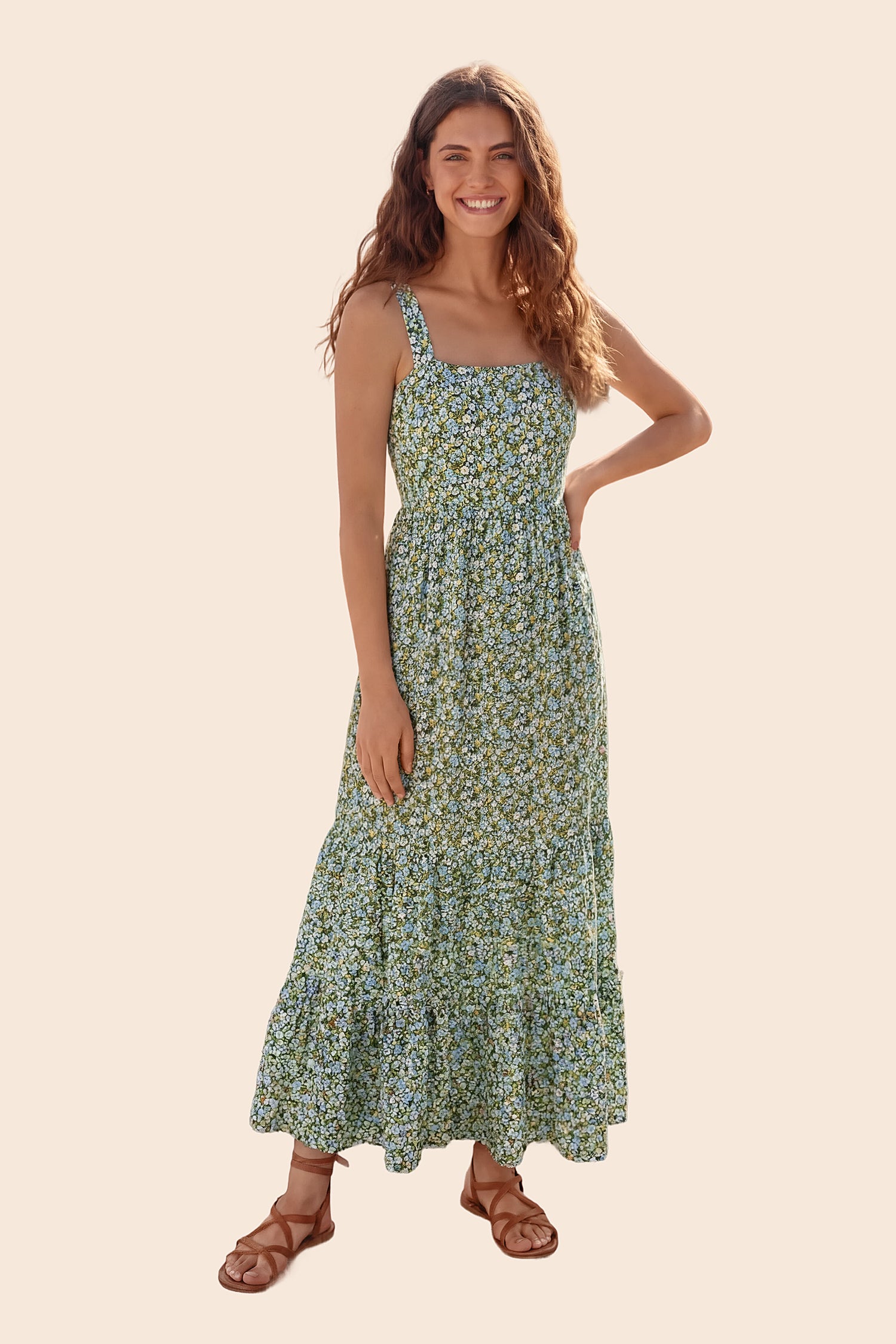Cottagecore Maxi Dress – VACASUN STORE