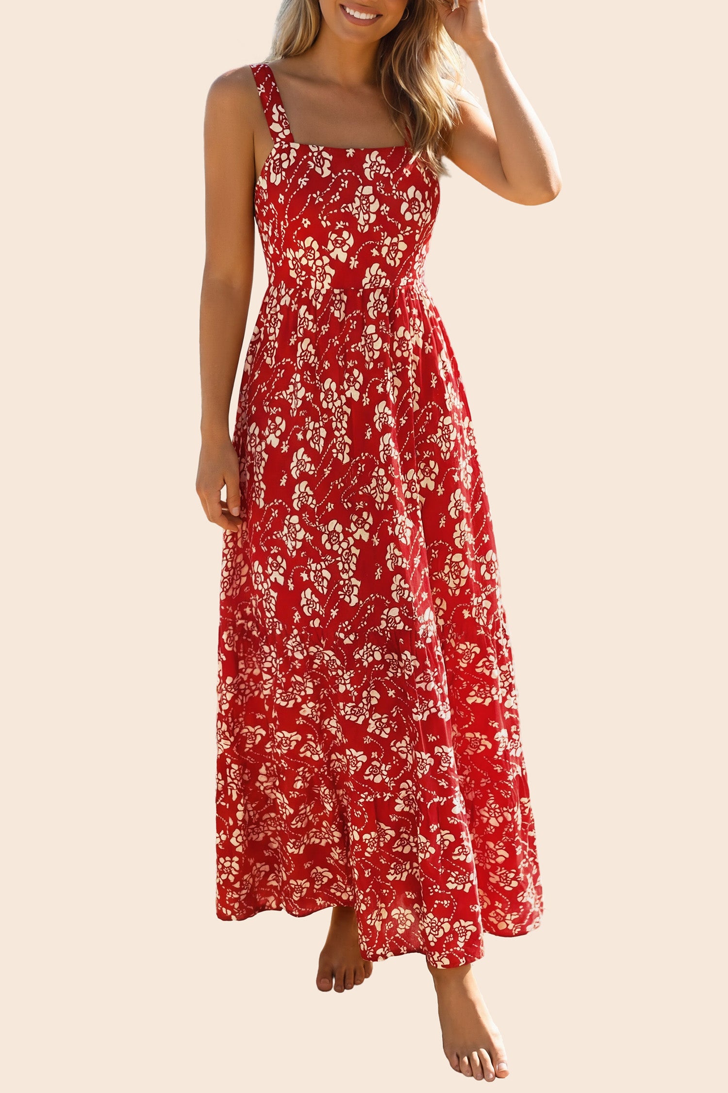 Tropical &amp; Hawaiian Maxi Dress