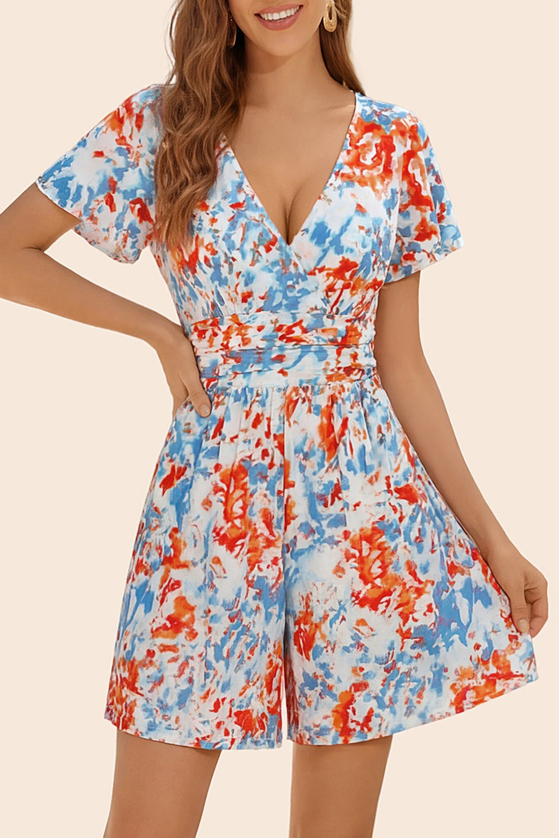 Vacation Short Sleeve Romper