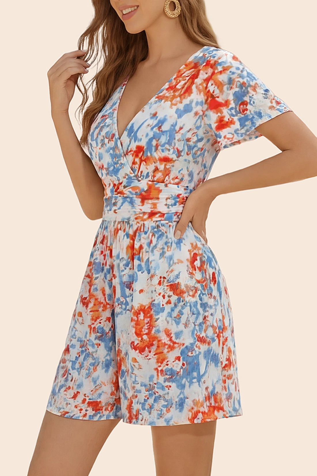 Vacation Short Sleeve Romper